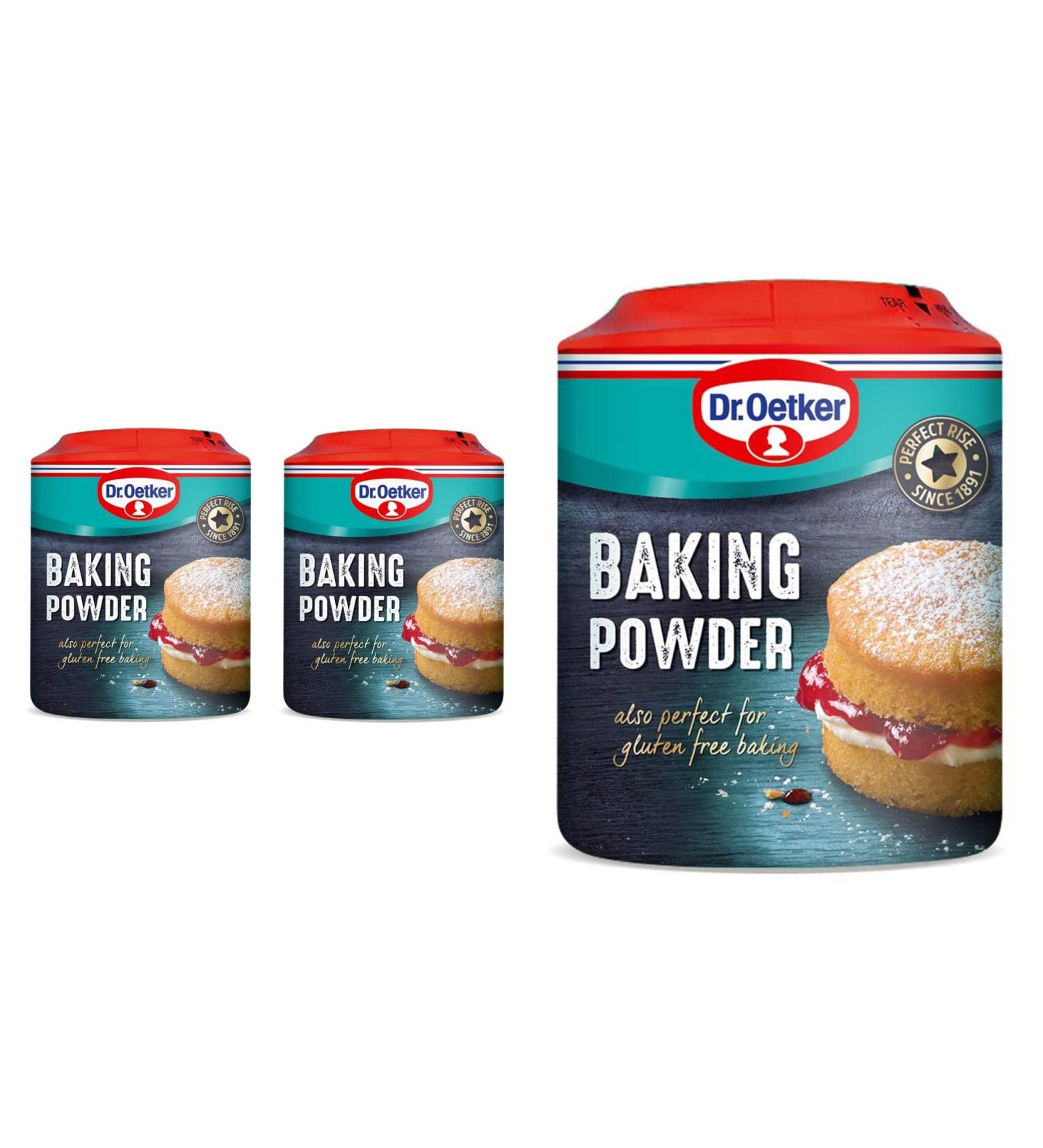 Baking Powder 170g (Pack of 3) | Triple Pack for Perfect Baking | Leavening Agent | Essential for Cakes Muffins and Pastries - Buy Online on SooperMarket.com