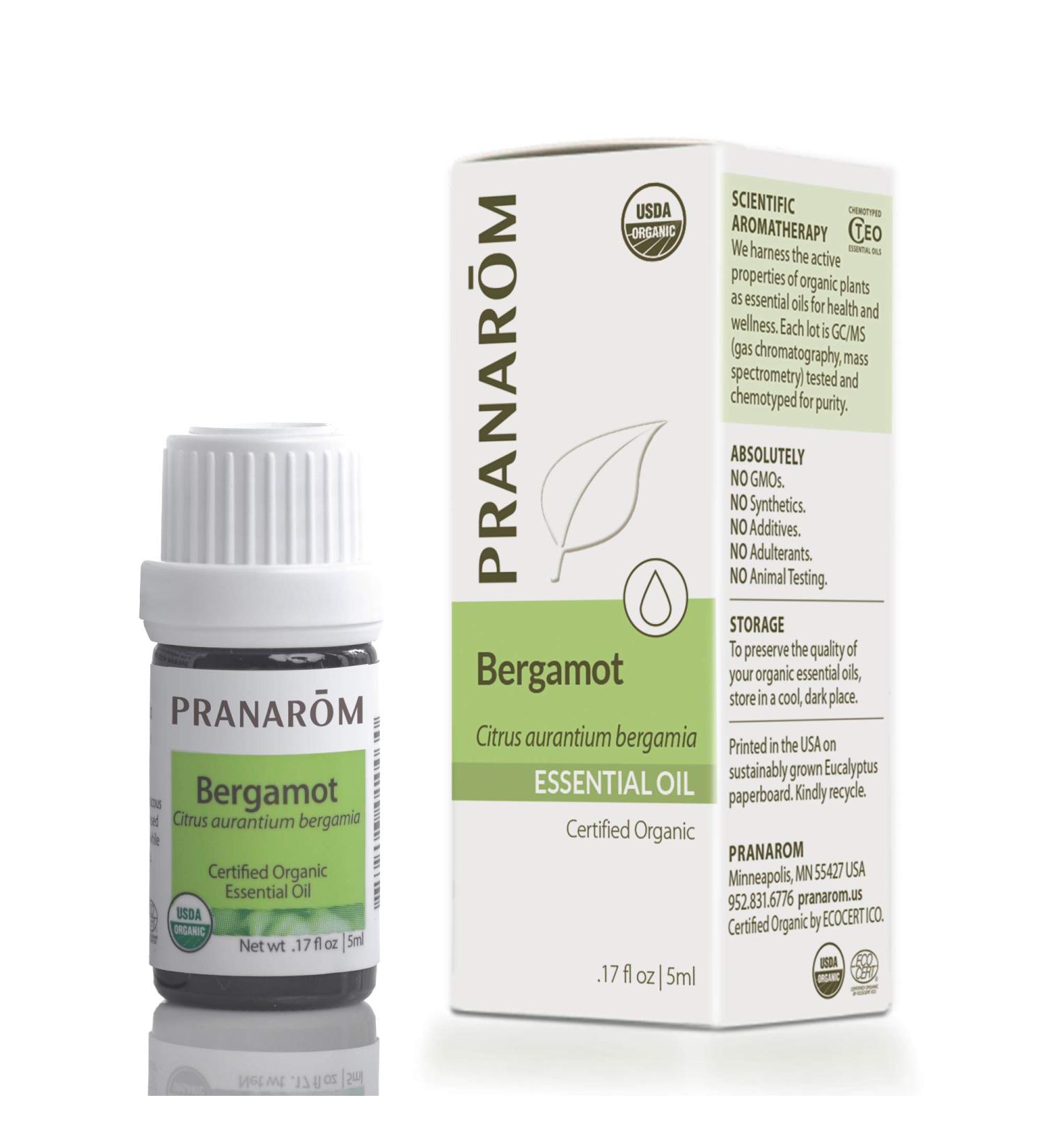 Pranarom Bergamot Essential Oil (5 ml) - Pure Aromatherapy Wellness - Buy Online on SooperMarket.com