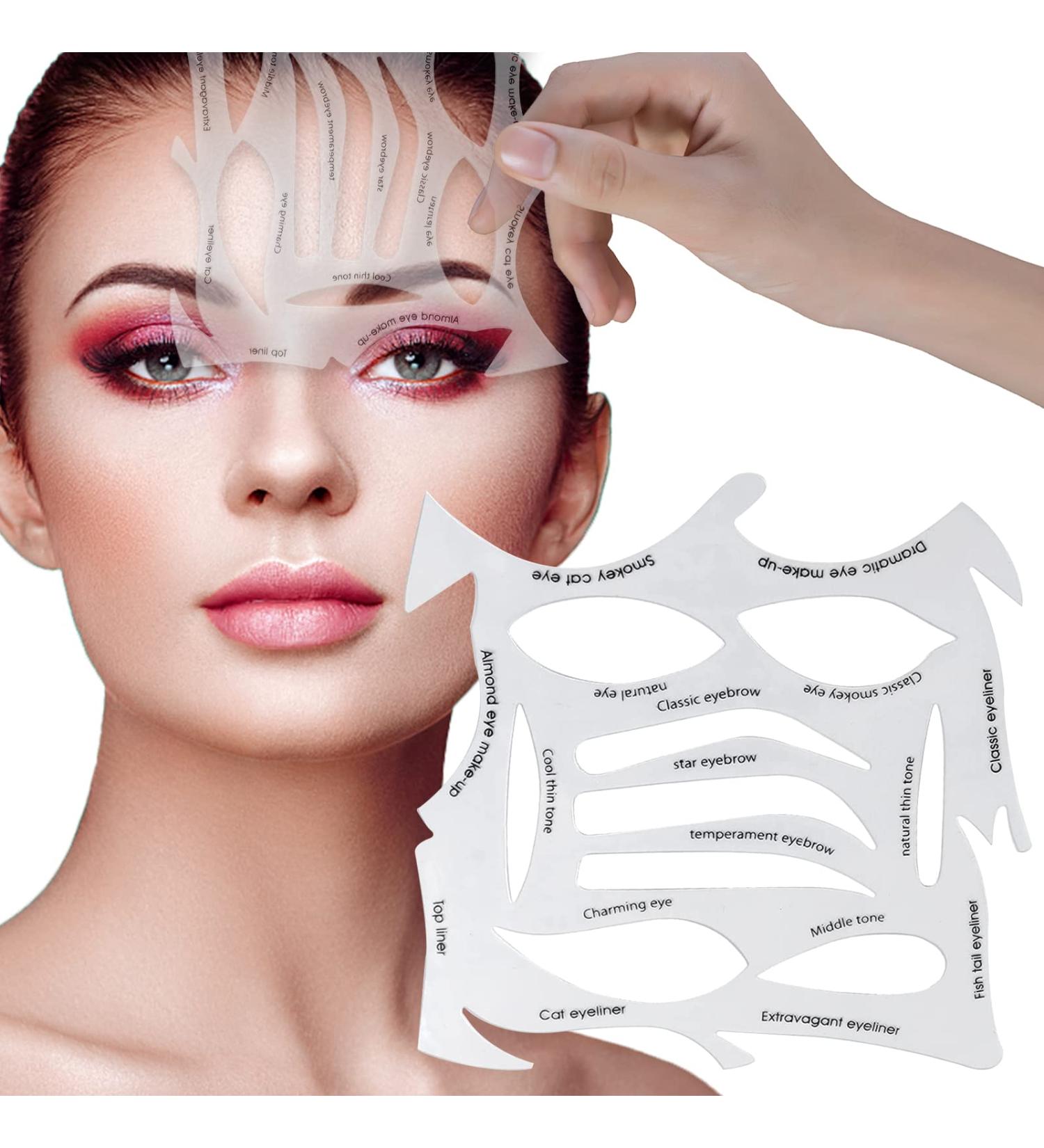 Variety of Shapes Quick Make-Up Stencils: Eyeliner Molds & Template for Easy Eyeshadow Application - Buy Online on SooperMarket.com