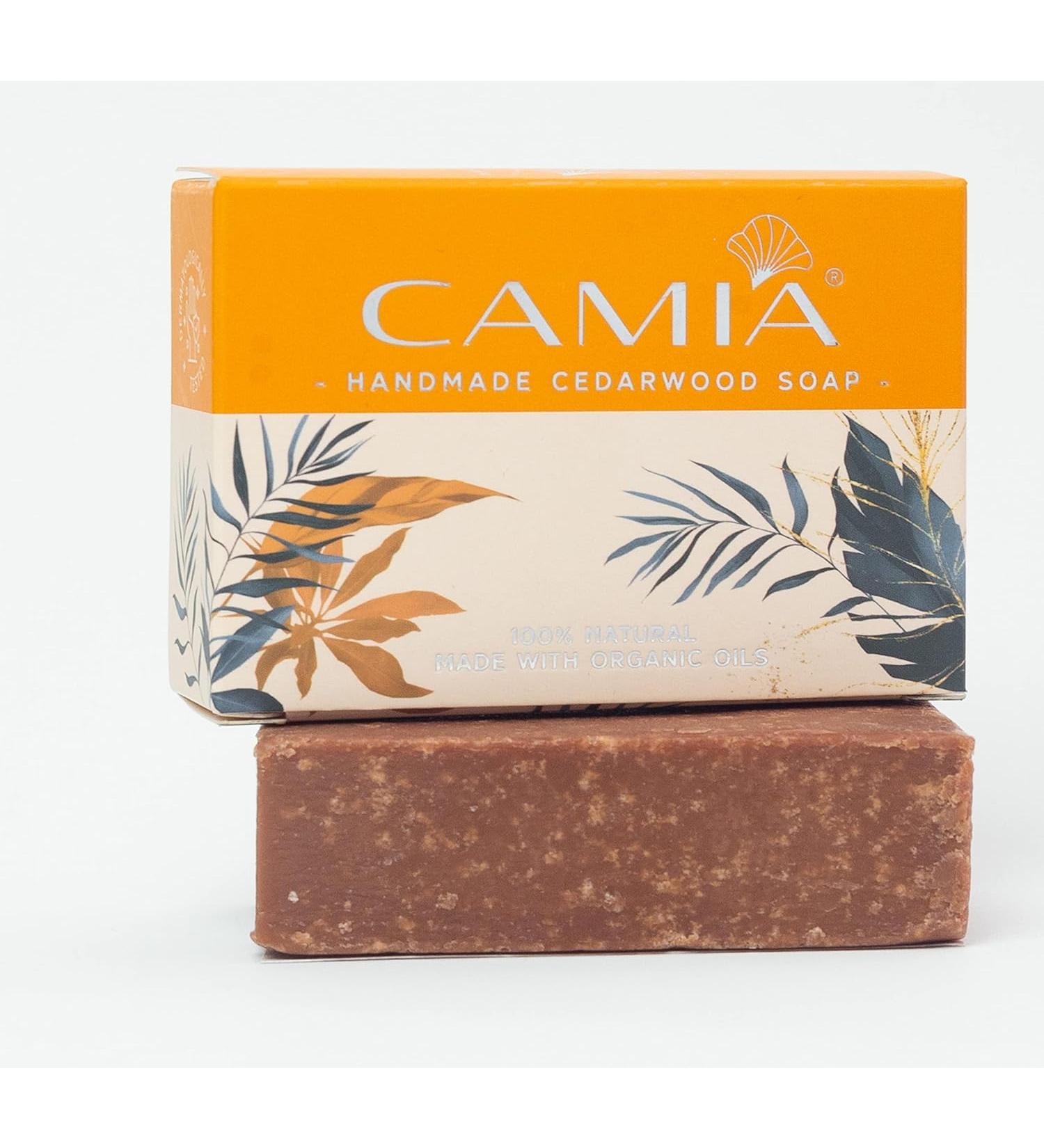 100% Organic Handmade Cedarwood Soap | Luxury Vegan Bath Soap | Natural & Cruelty-Free | Nourish & Cleanse Skin (4.2 Oz - Buy Online on SooperMarket.com