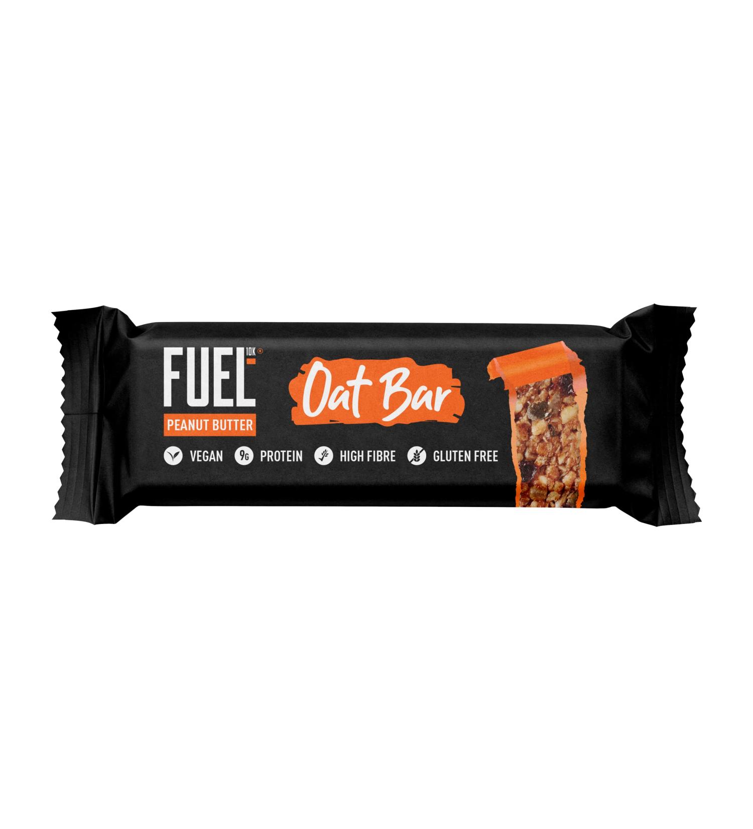FUEL10K Peanut Butter Porridge Bars - 16x45g - High Protein Breakfast Bars - Buy Online on SooperMarket.com
