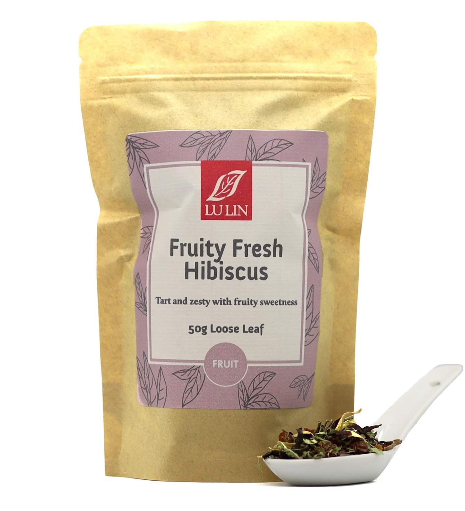 LuLin Teas Fruity Fresh Hibiscus Loose Tea 50 g Loose Tea 50 g - Buy Online on SooperMarket.com