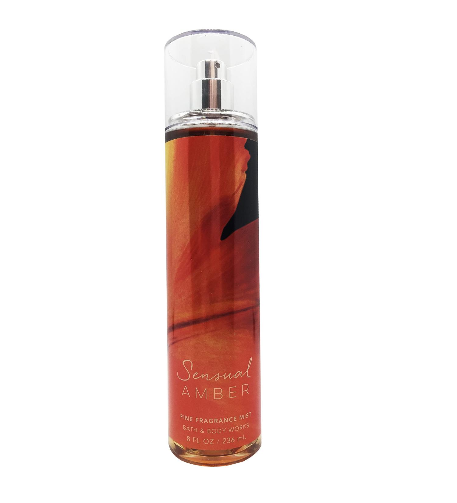 Bath Body Works Sensual Amber Fine Fragrance Mist 8.0 oz - Luxurious Scent for All-Day Refreshment - Buy Online on SooperMarket.com
