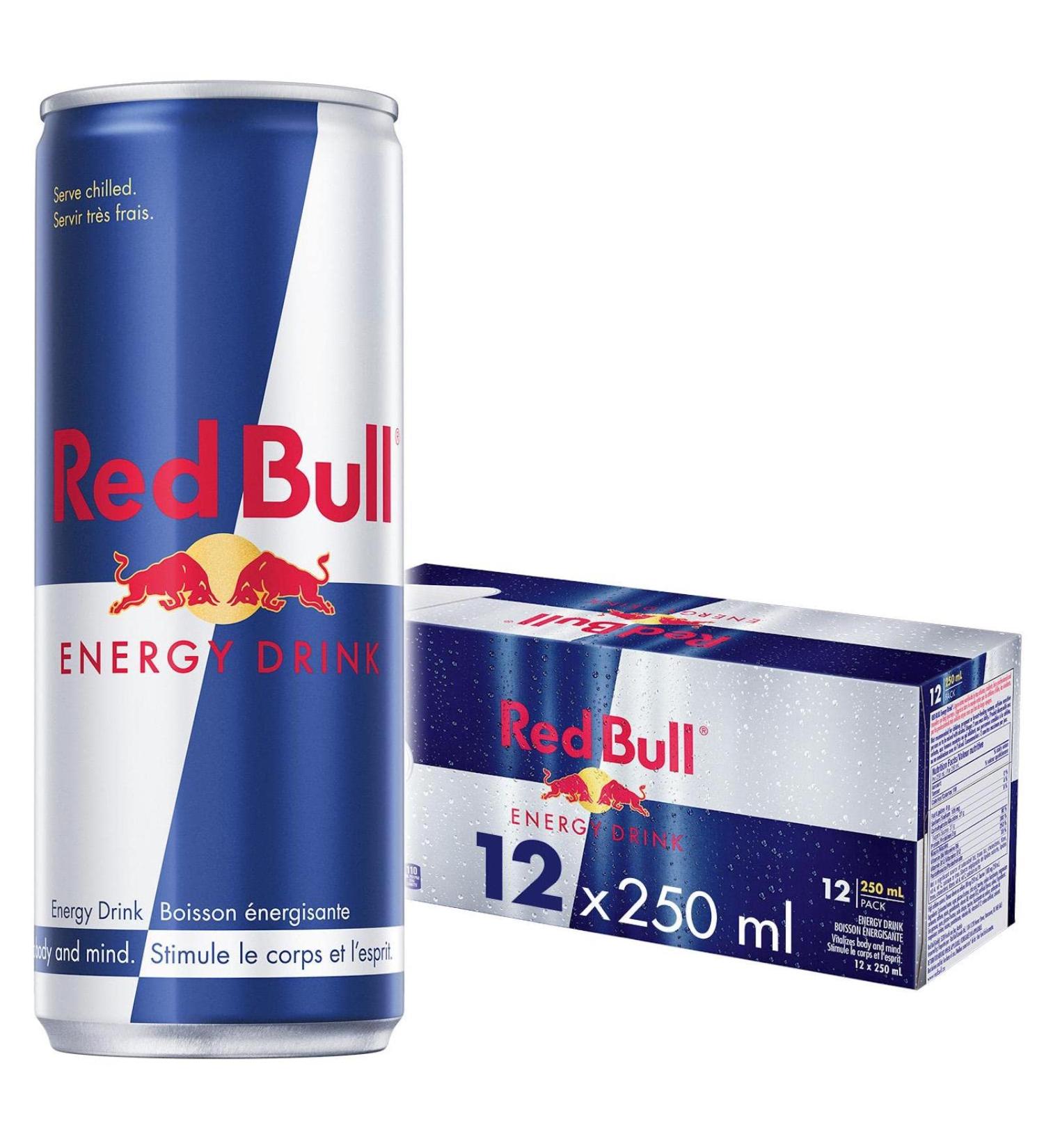 Red Bull Energy Drink 250ml (12 Pack) 250ml (Pack of 12) - Buy Online on SooperMarket.com