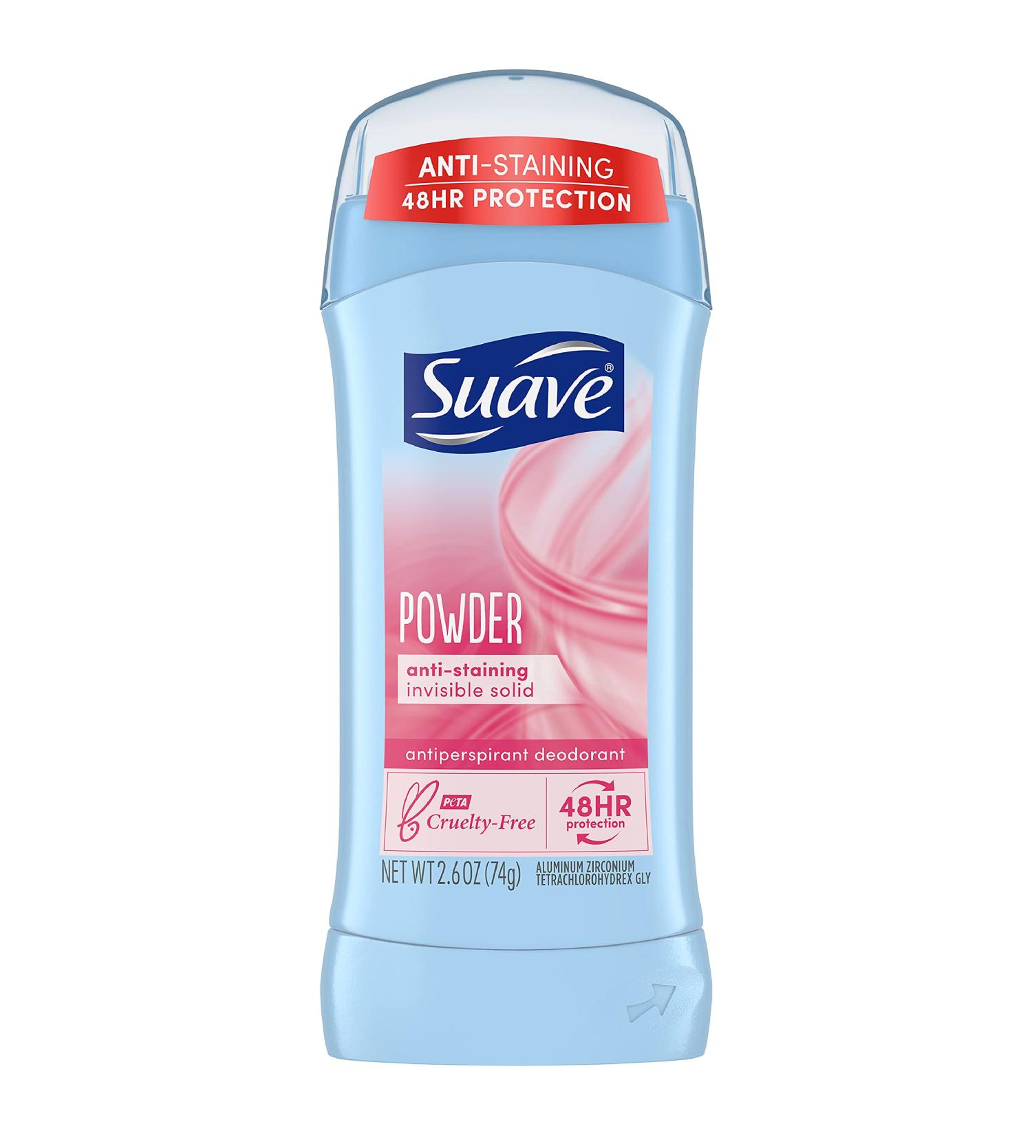 Suave Powder Fresh Antiperspirant Deodorant Stick for Women - 2.6 oz (Pack of 1) - Buy Online on SooperMarket.com