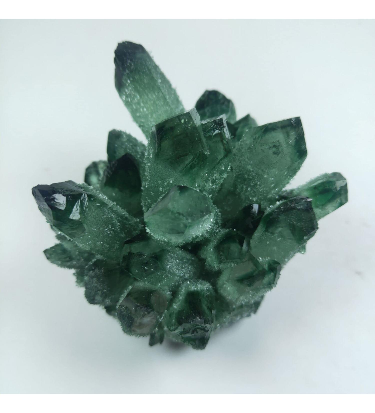 Natural Crystal Rough Natural Crystals and Stones 300-400g Natural Green Quartz Crystal Cluster Crystals raw Gemstone Specimen for Home&Office Decoration fengshui for Decoration QINTINYIN - Buy Online on SooperMarket.com