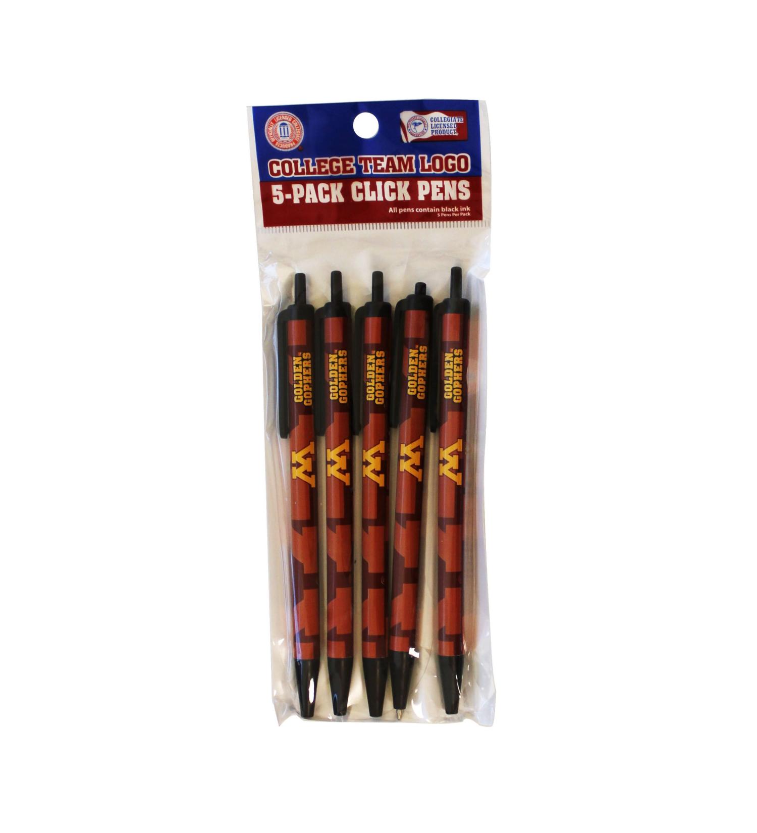 NCAA Minnesota Golden Gophers Disposable Click Pens