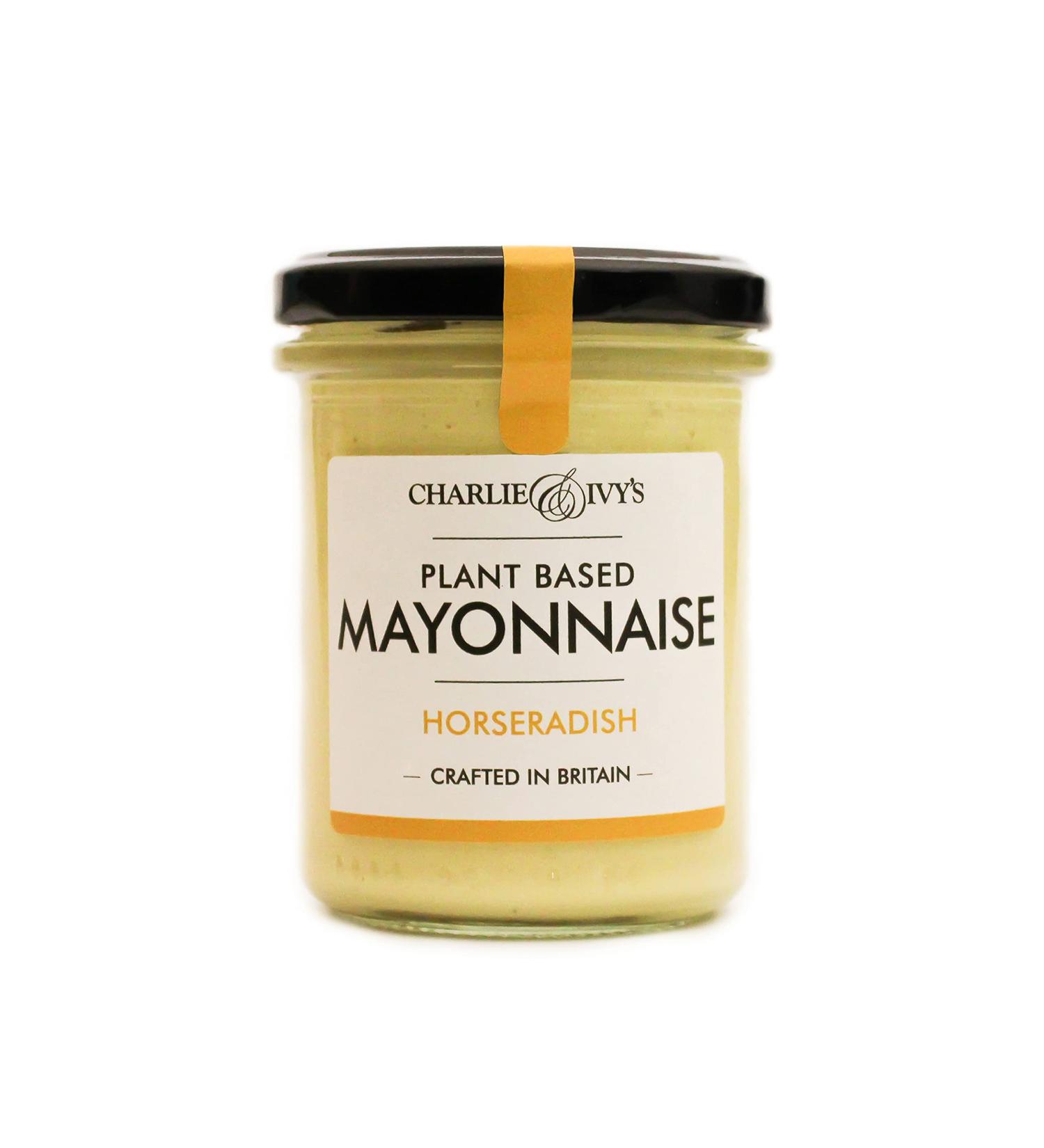 Charlie & Ivy's Horseradish Plant Based Mayonnaise 190g - Vegan Mayo Option - Buy Online on SooperMarket.com
