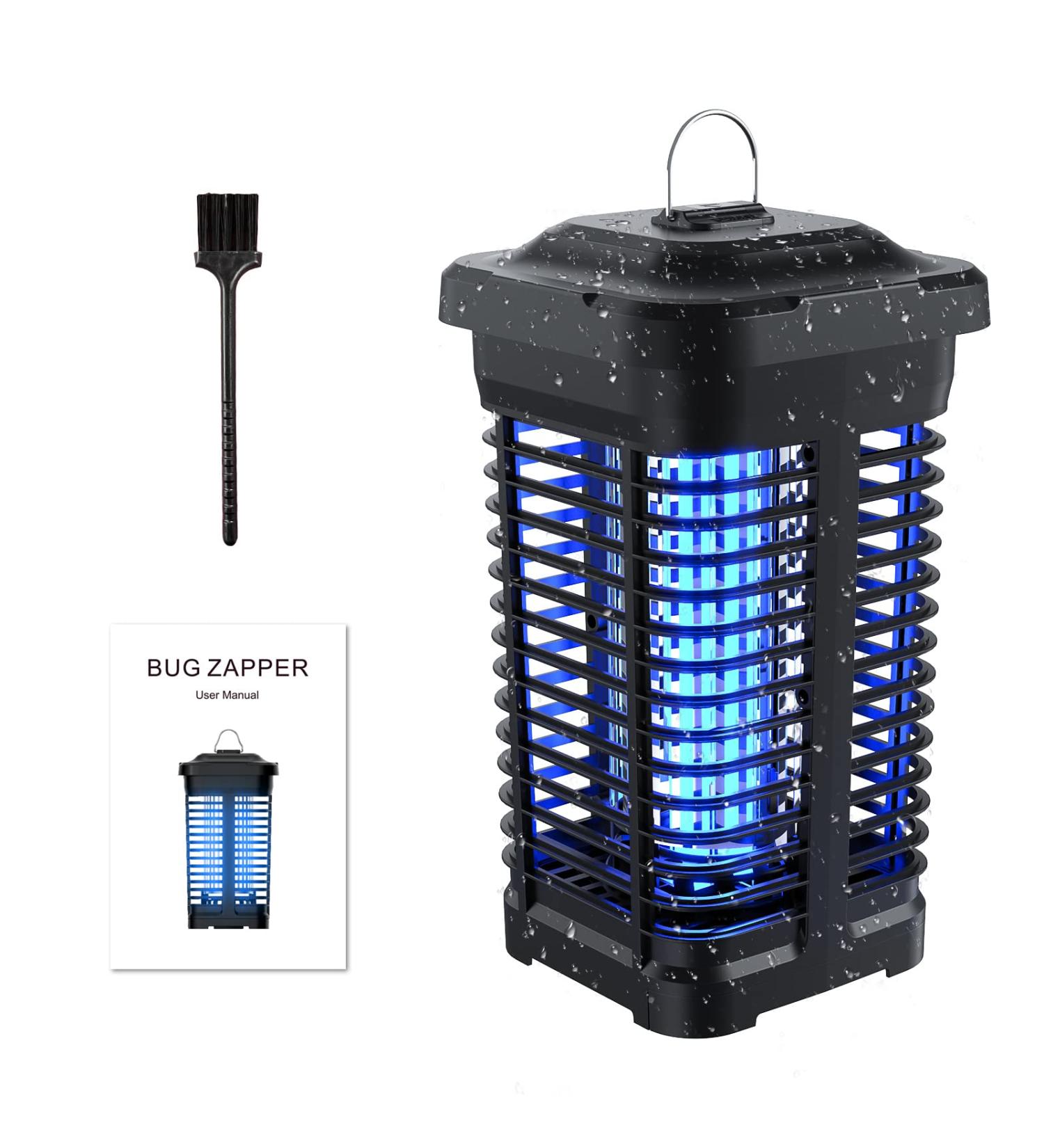 High Powered 4200V Bug Zapper for Indoor/Outdoor Use | IPX4 Waterproof Electric Mosquito Killer - 18W Lamp for Home, Backyard, Patio - Buy Online on SooperMarket.com