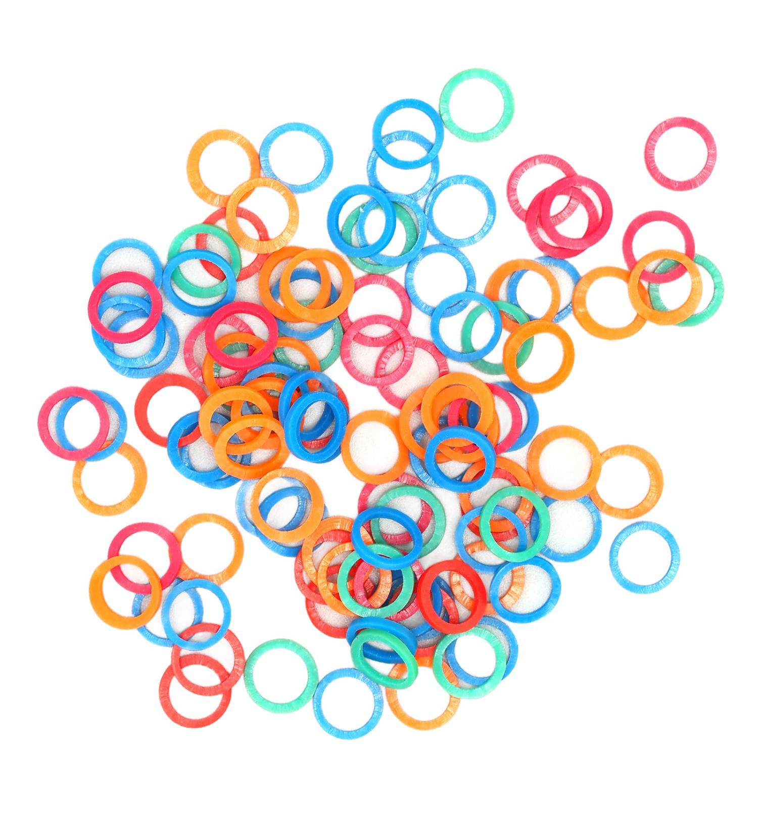 Colorful 1/4 Inch Orthodontic Elastic Bands - 3.5oz Dental & Pet Grooming Rubber Bands - Buy Online on SooperMarket.com