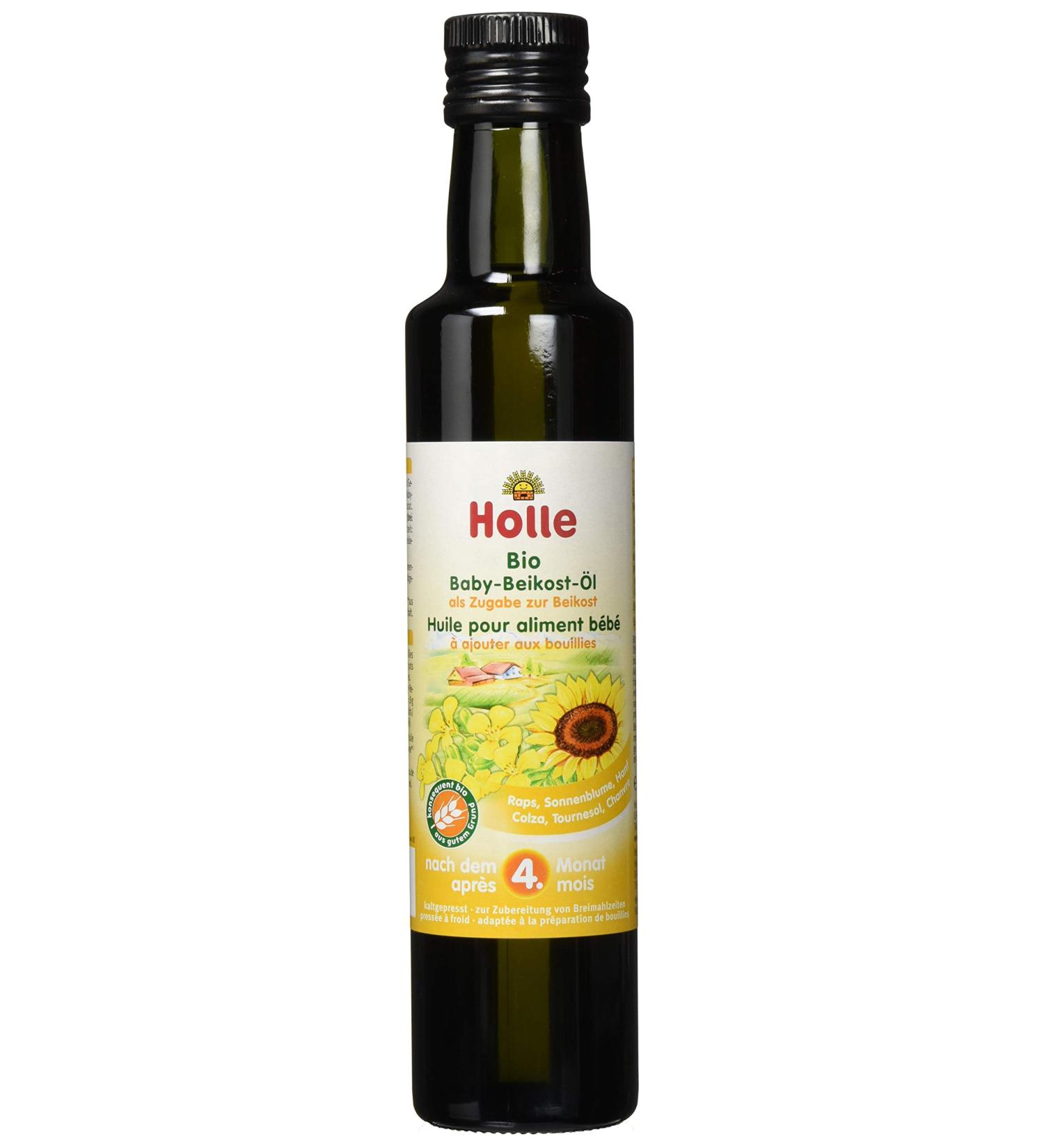 Holle Organic Baby Food Oil - Pack of 2 (2 x 250 ml) | Premium International Shipping - Buy Online on SooperMarket.com