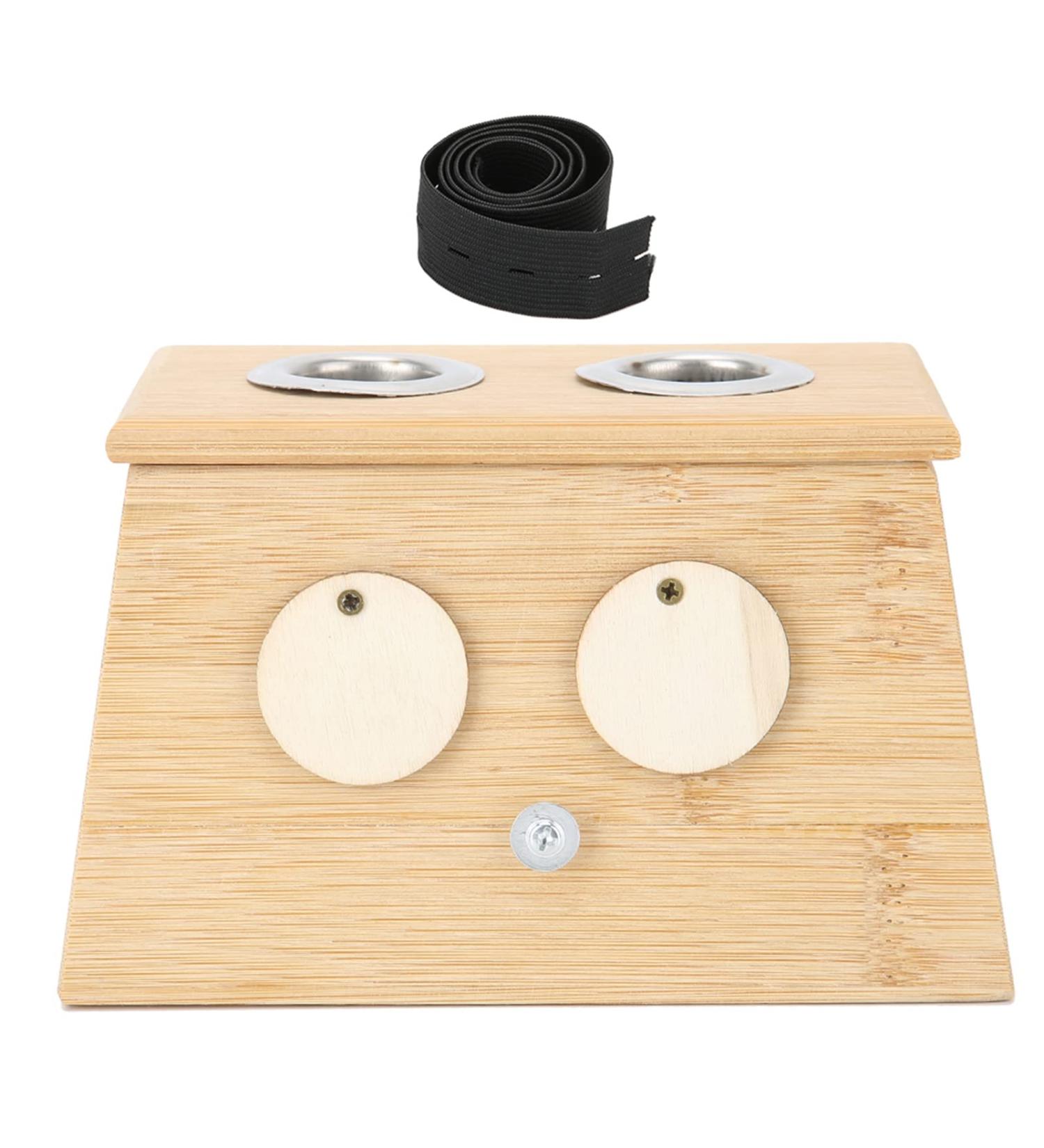 Buy Moxibustion Box - 2 Holes Bamboo Moxa Halter for Pain Relief & Healthcare | International Shipping - Buy Online on SooperMarket.com