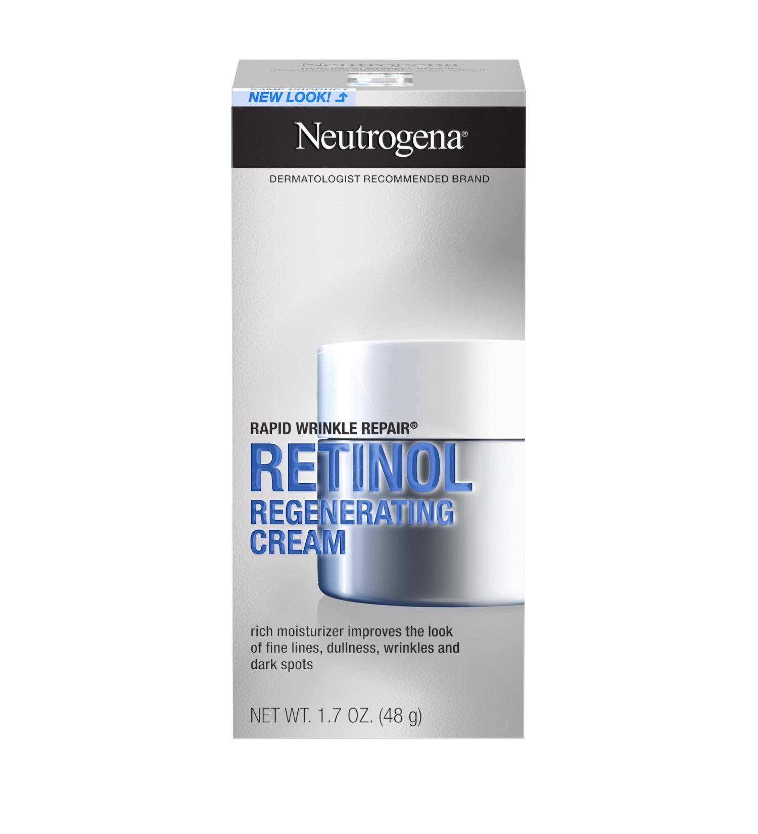 Neutrogena Rapid Wrinkle Repair Cream 1.7 oz - Anti-Aging Regenerating Moisturizer - Buy Online on SooperMarket.com