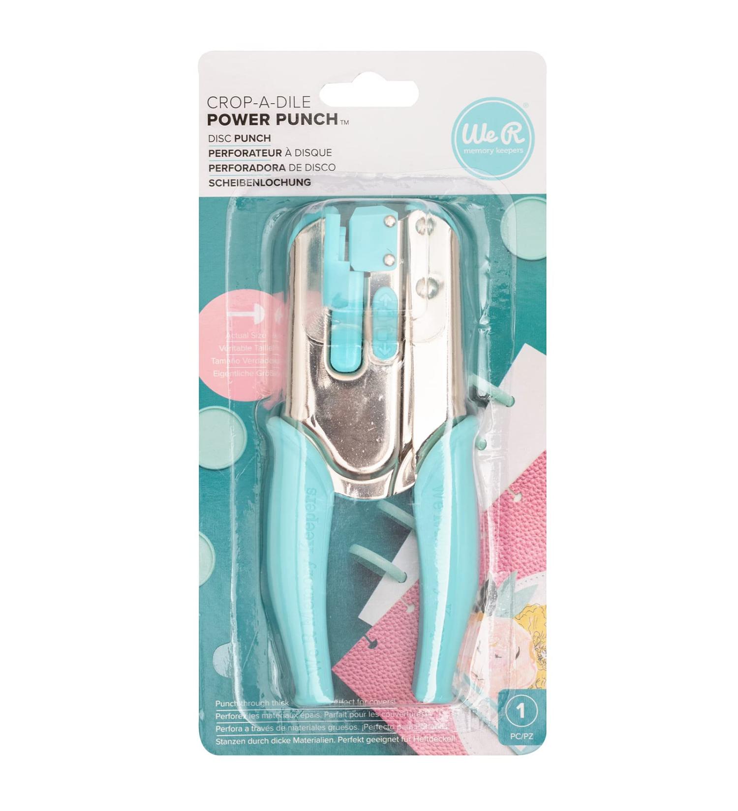 We R Memory Keepers Disc Power Punch - Ideal for Scrapbooking and Paper Crafting - Buy Online on SooperMarket.com