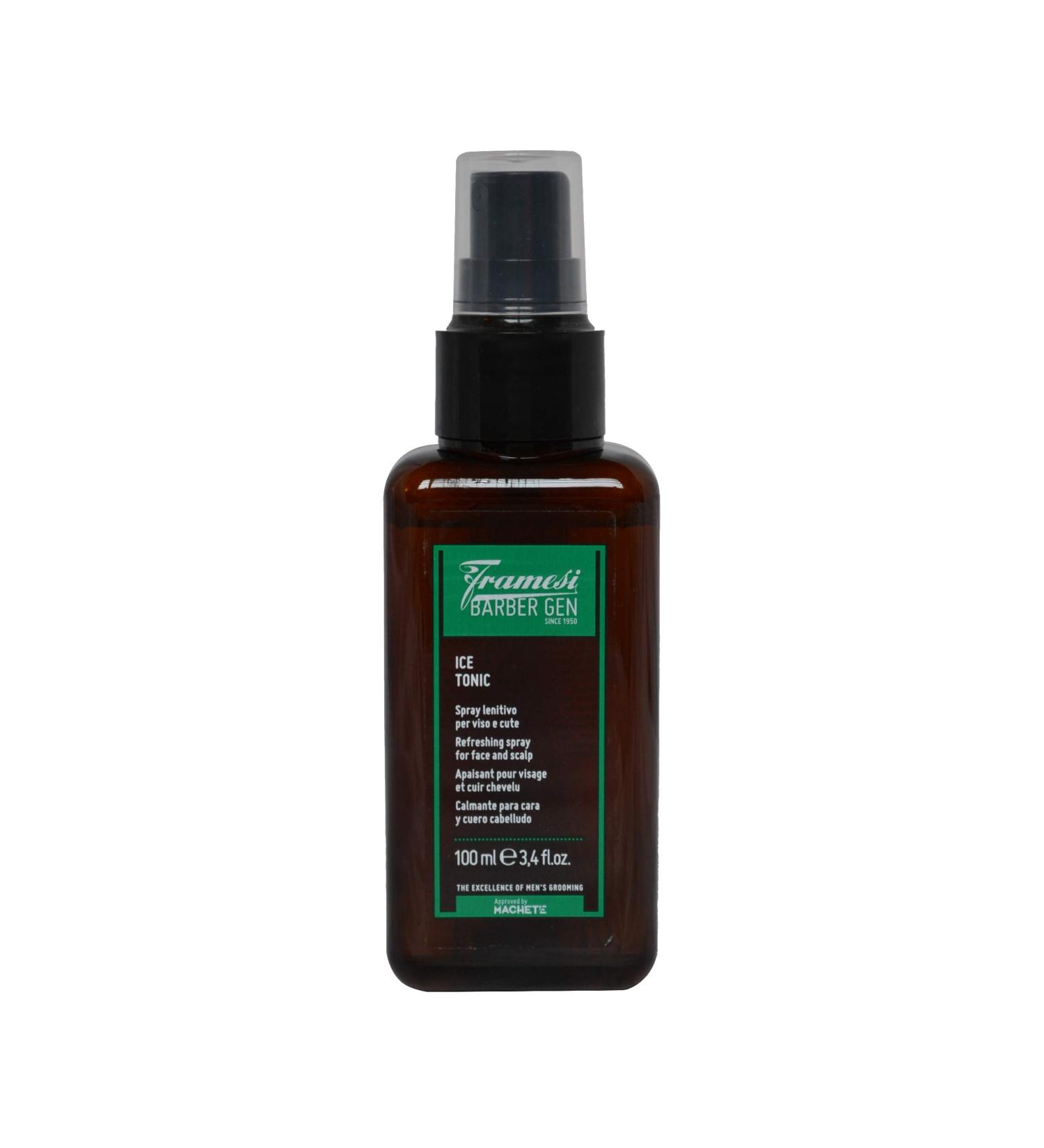 Framesi Barber Gen Ice Tonic - After Shave Tonic Spray for Face & Scalp (3.4 fl oz) - Revitalize & Refresh - International Shipping Available - Buy Online on SooperMarket.com