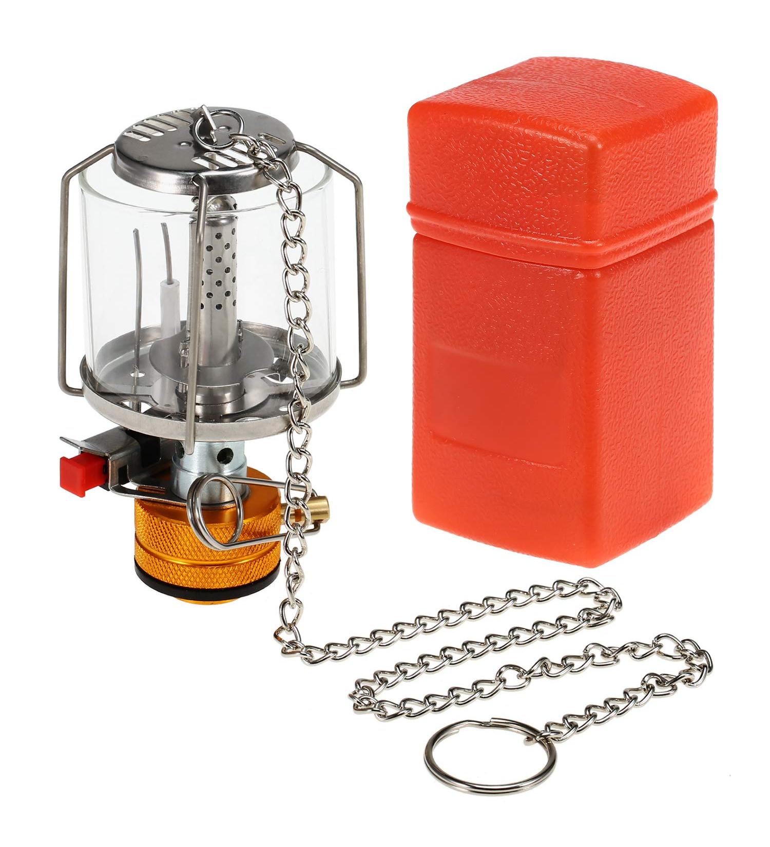 Lixada Portable Camping Gas Lantern with Piezo Ignition - Mini Gas Tent Lamp Light - Buy Online on SooperMarket.com