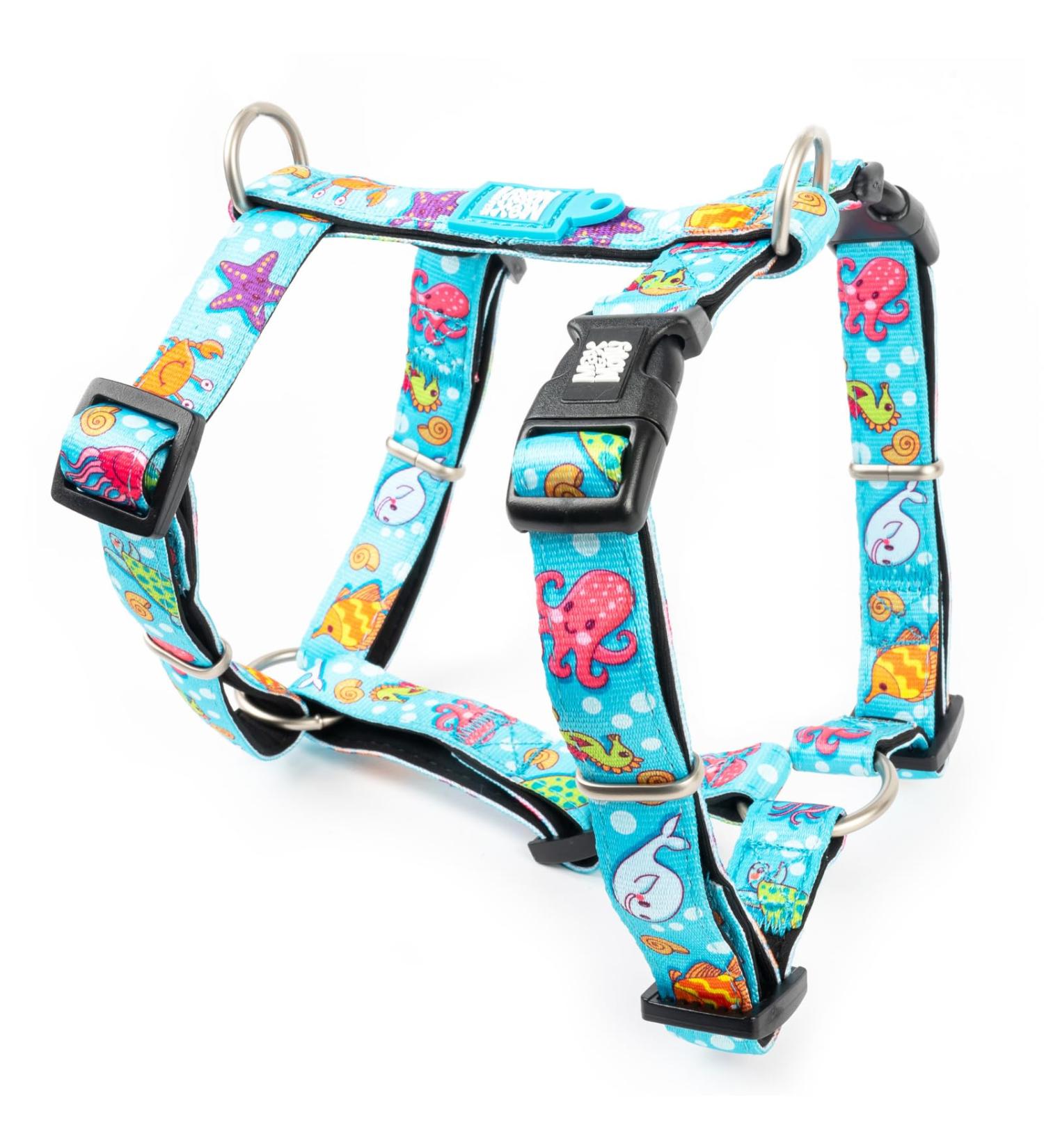 Buy Max & Molly H-Harness - Blue Ocean | Stylish & Durable Pet Harness for International Shipping - Buy Online on SooperMarket.com