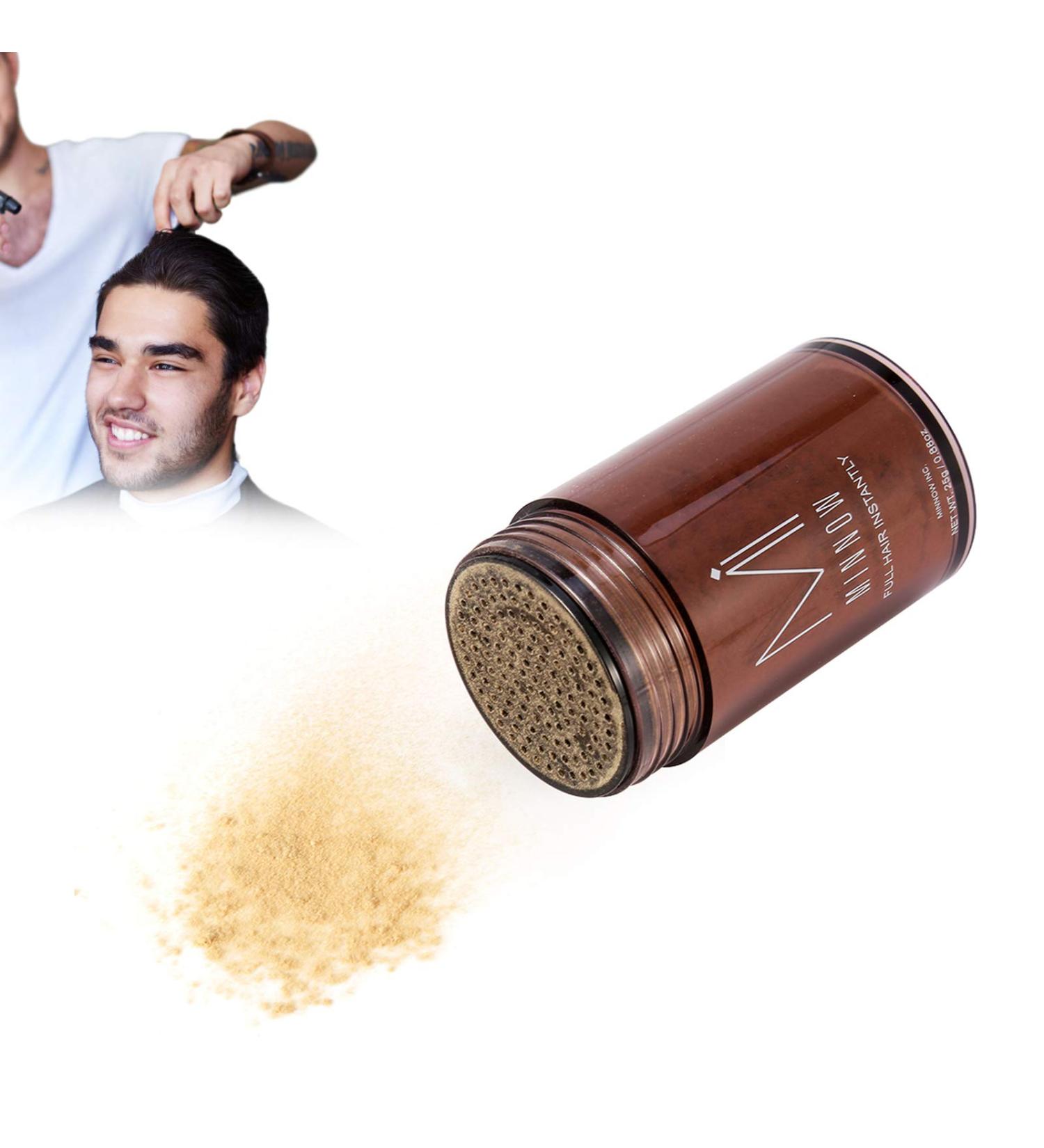 Medium Blonde Hair Building Fibers Powder - Baldness Concealer for Men & Women - Buy Online on SooperMarket.com
