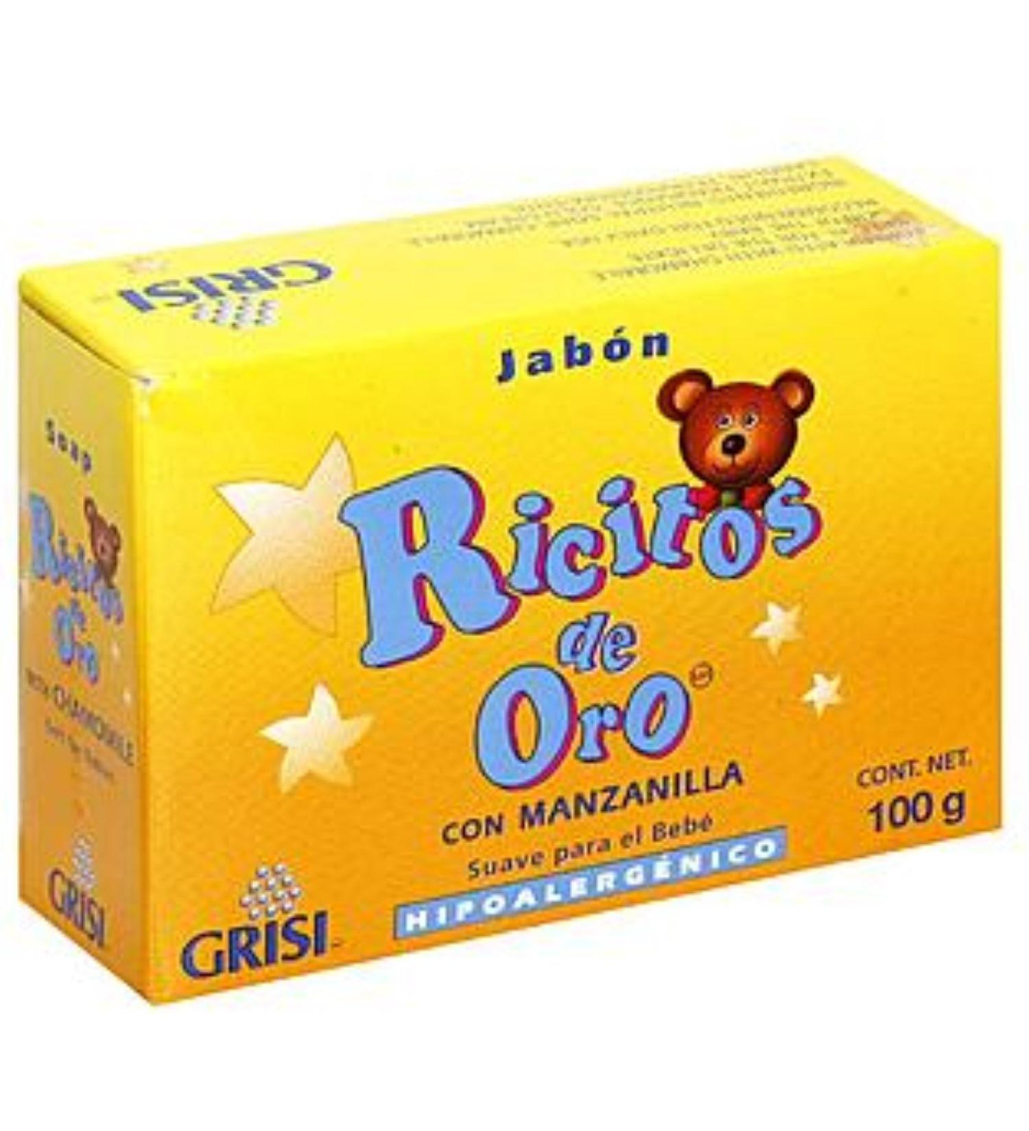 Ricitos de Oro Chamomile Soap with Chamomile Extract 3.5 Ounce Bar Soap