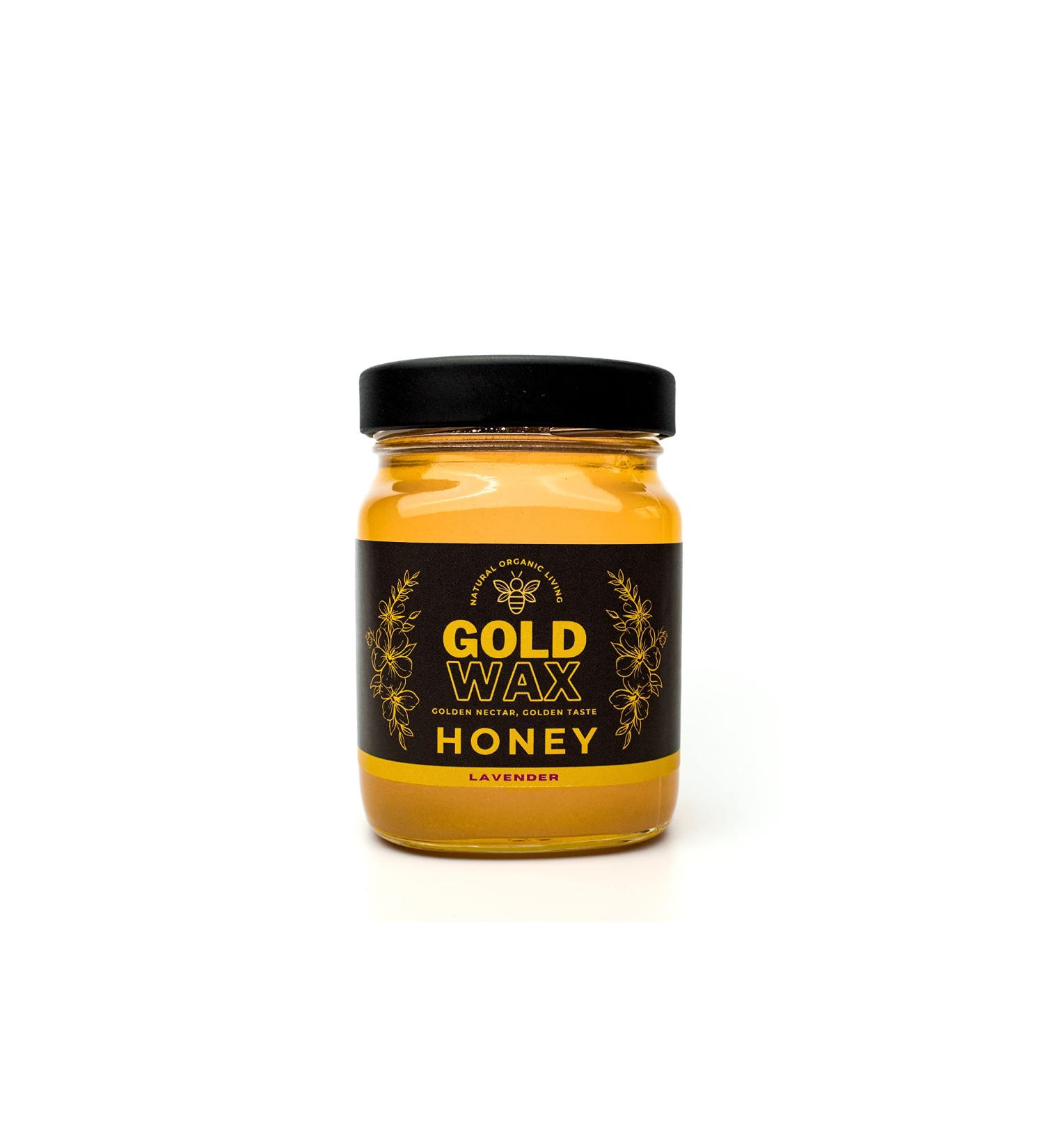 454g Organic Raw Lavender Bee Honey - GOLDWAX - Buy Online on SooperMarket.com