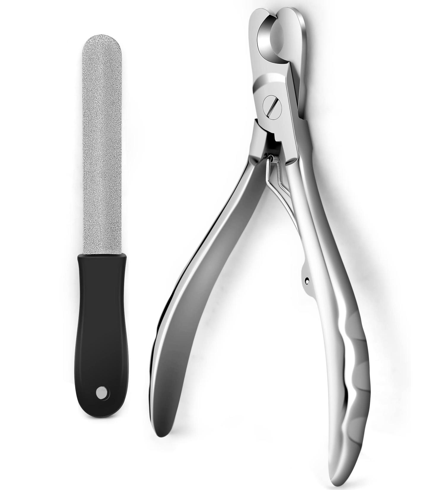 Gobeigo Professional Dog Nail Clippers - Heavy Duty Trimmer with Sharp Steel Blade for Large Dogs and Cats - Ergonomic Non-Slip Handles Included - Buy Online on SooperMarket.com