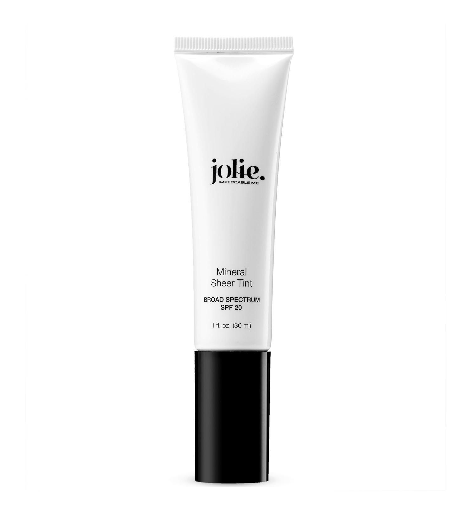 Jolie Mineral Sheer Tint SPF 20 Oil-Free Vegan Face Tinted Moisturizer - Natural Glow | Hydrating Coverage & Sun Protection - Buy Online on SooperMarket.com