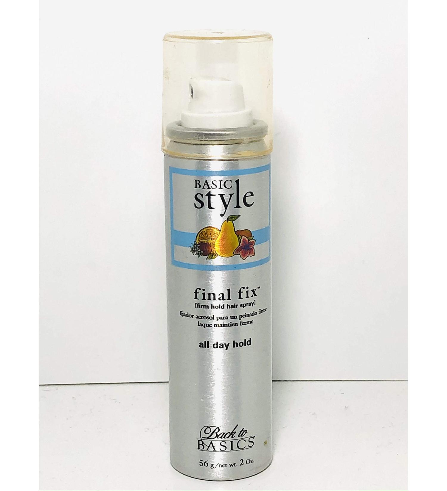 Basic Style Final Fix Firm Hold Hair Spray 2 Oz - Buy Online on SooperMarket.com