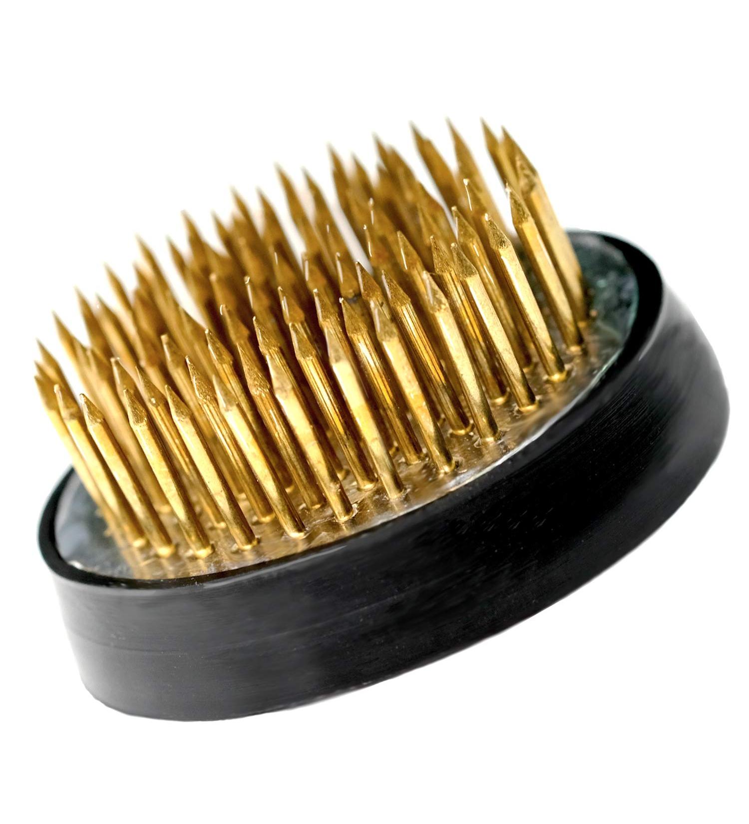 BEADNOVA 1.6 Inch Flower Frog Ikebana Kenzan with Rubber Gasket - Floral Arrangement Tool for Ikebana Vase - Buy Online on SooperMarket.com