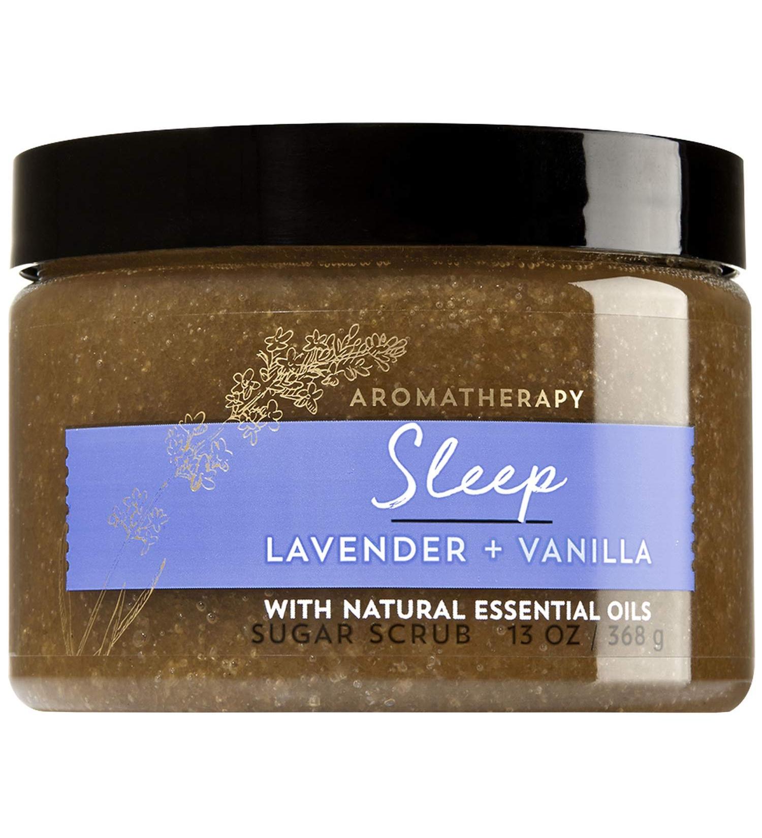 Bath and Body Works Aromatherapy Lavender Vanilla Sugar Scrub 13 Oz