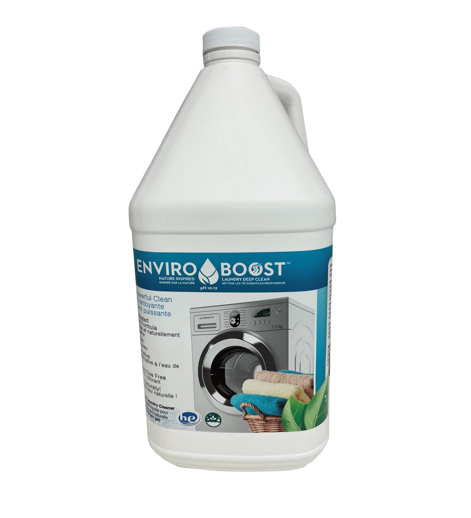 EnviroBoost - Phosphate-Free Laundry Detergent | Stain Remover | Deep Cleaner | Unscented | 3785ml