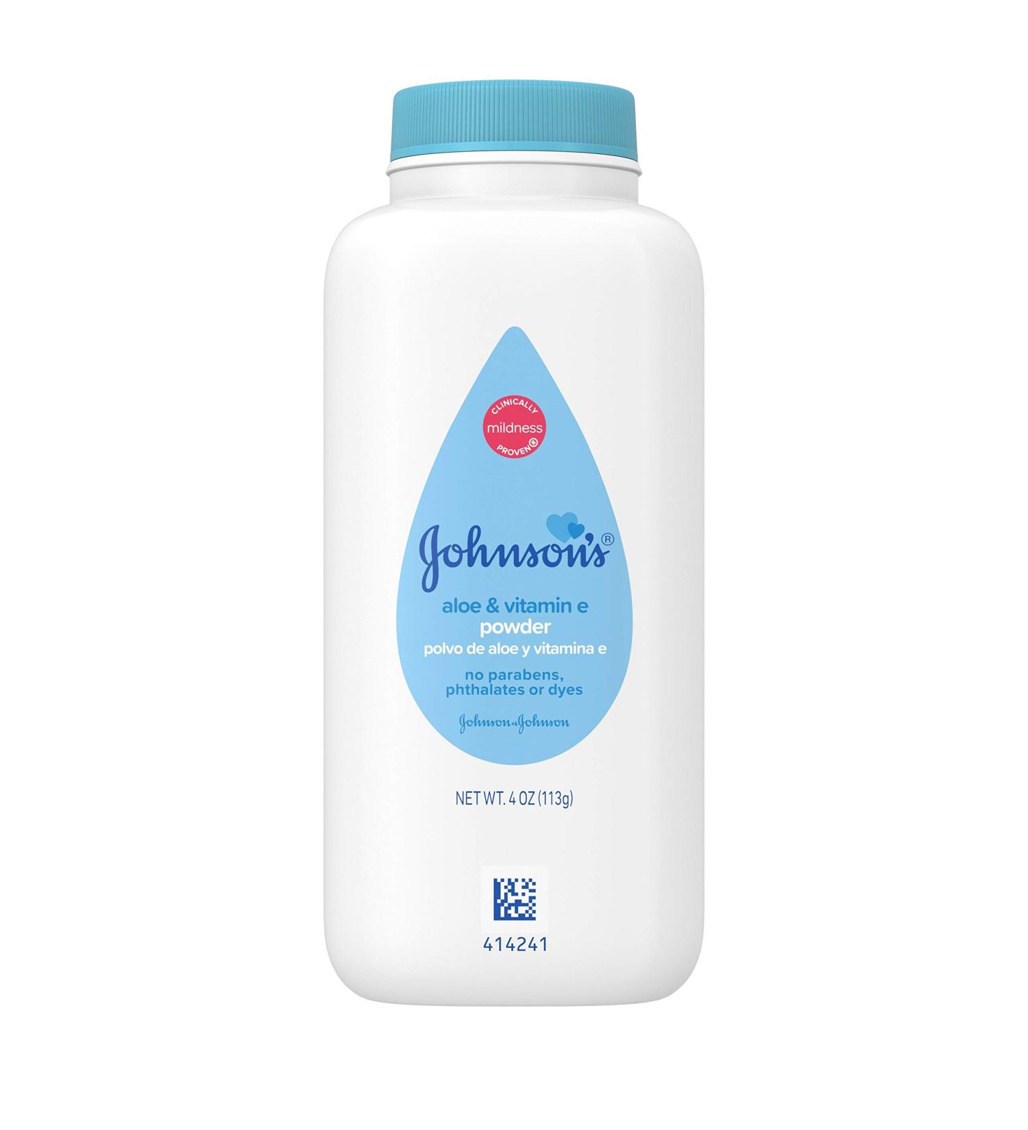 Johnson's Baby Cornstarch Powder with Aloe & Vitamin E - Hypoallergenic, Paraben-Free, 4 oz (Pack of 1) - Buy Online on SooperMarket.com