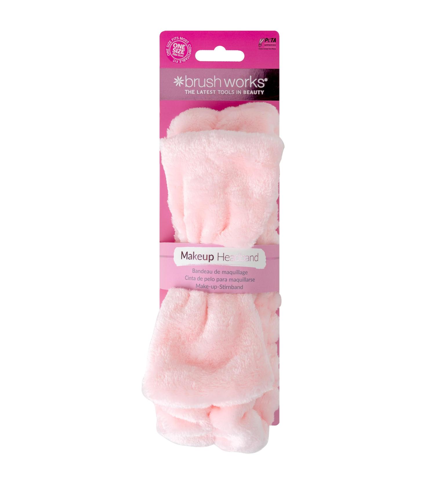 Brushworks Makeup Headband - Pink - Buy Online on SooperMarket.com