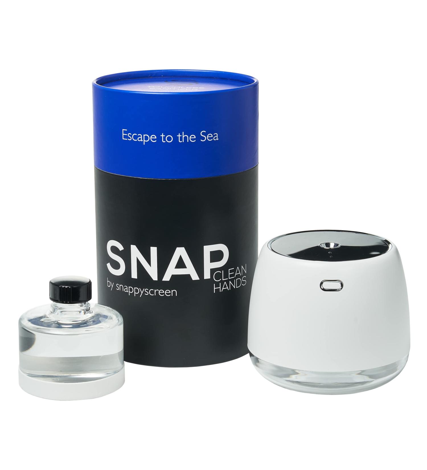 SnappyScreen SNAP Clean Hands Touchless Mist Sanitizer - Escape to the Sea - Buy Online on SooperMarket.com