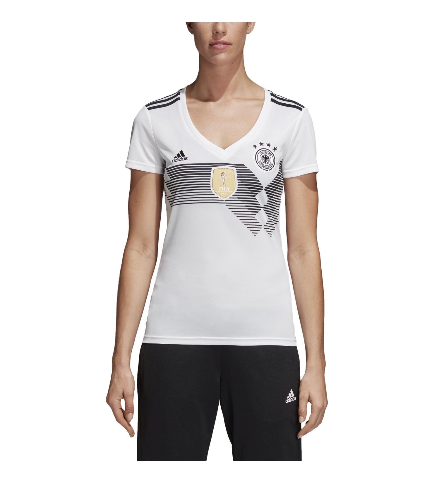 Buy adidas Women's DFB Home Replica Jersey L White (White/Black) - International Shipping Available - Buy Online on SooperMarket.com