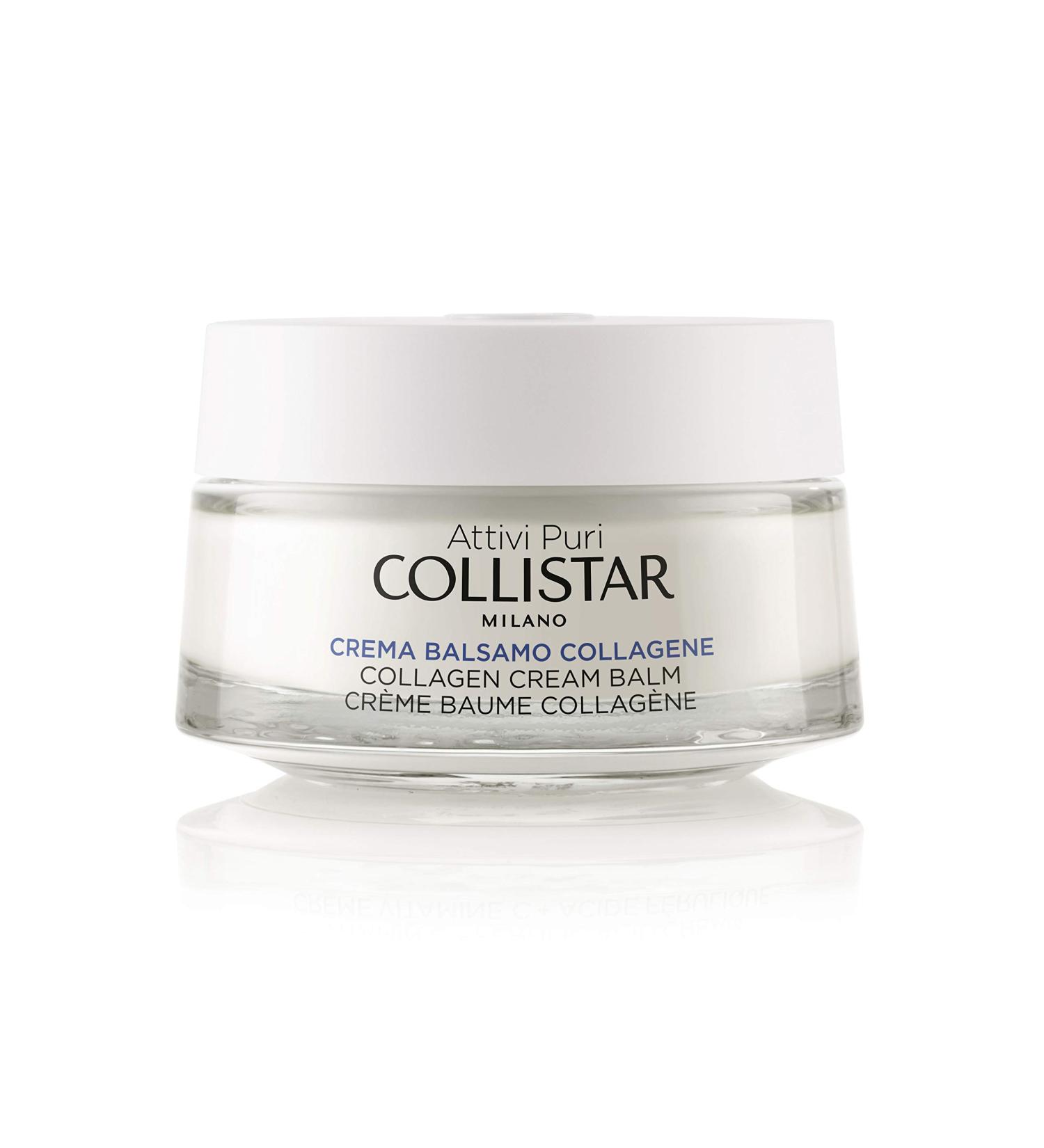 Collistar Active Pure Collagen Balm Cream Face Cream with Anti-Wrinkle and Firming Effect for All Skin Types Free from Silicone Alcohol and Dyes 50 ml - Buy Online on SooperMarket.com