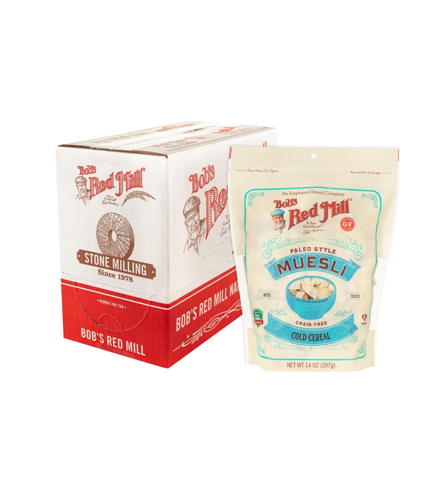 Bob's Red Mill Paleo Muesli 14oz (Pack of 4) - Gluten-Free Breakfast Cereal - Buy Online on SooperMarket.com