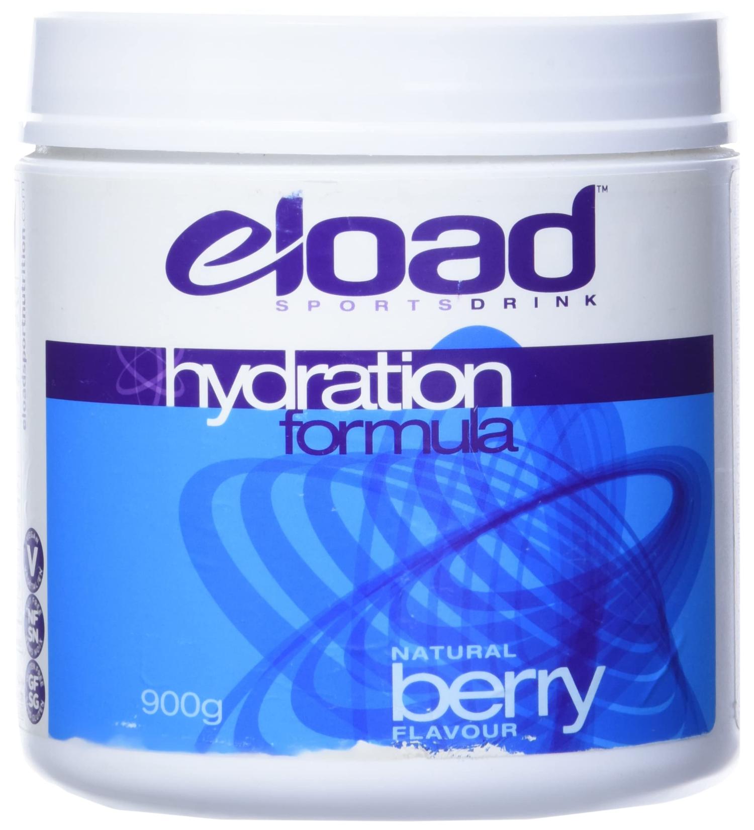 Eload Hydration Electrolyte Sports Rehydration Drinks Perfect for Competing & Training - Berry 900g Tub (30 Servings) - Buy Online on SooperMarket.com