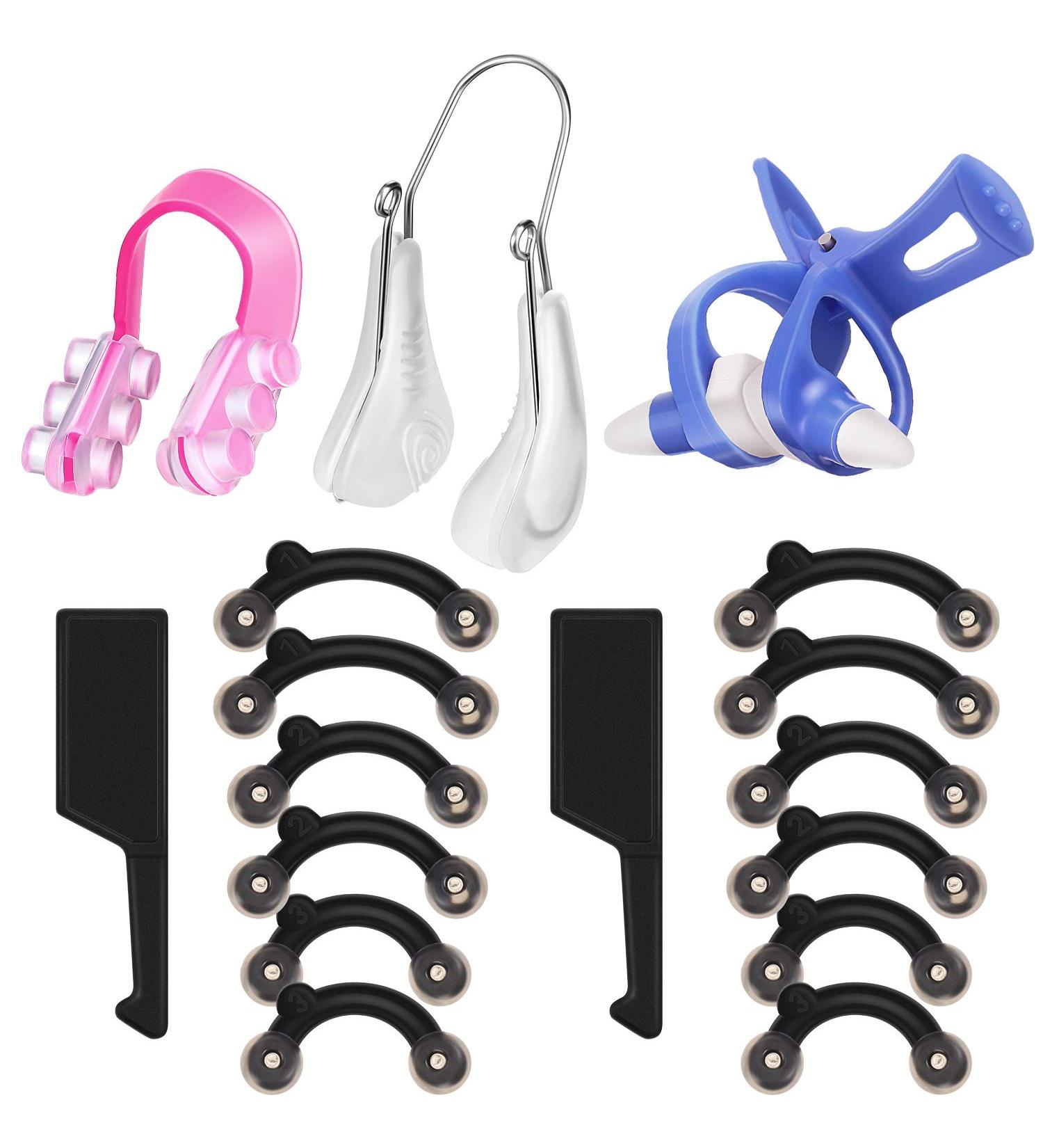 5 Pieces Nose Up Lifting Clips - Silicone Nose Bridge Slimming Beauty Tools for Women | International Shipping Available - Buy Online on SooperMarket.com
