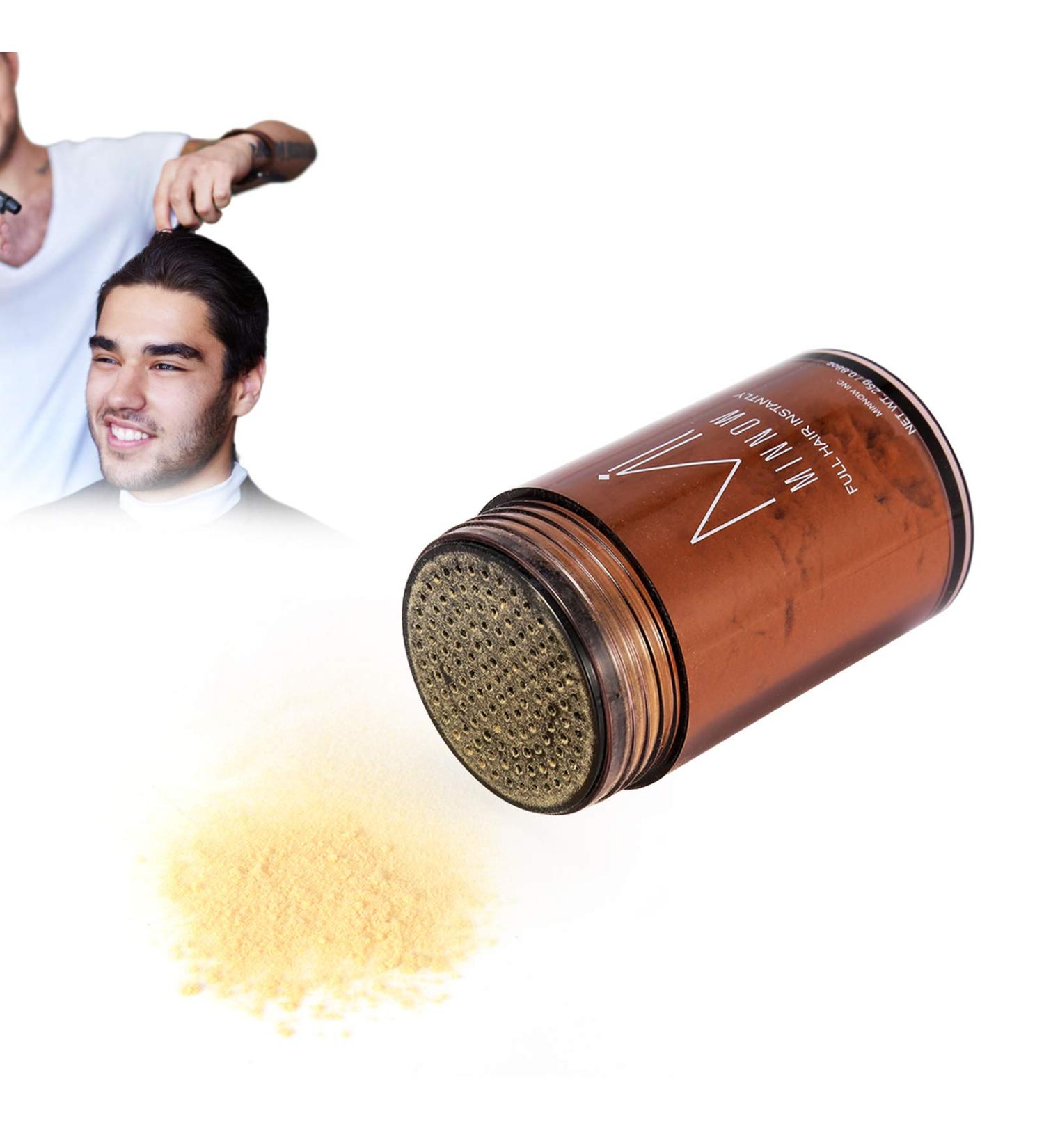 Hair Building Fibers Powder - Baldness Concealer for Women & Men | Thickening Hair Fiber Powder (Light Blonde) - Buy Online on SooperMarket.com
