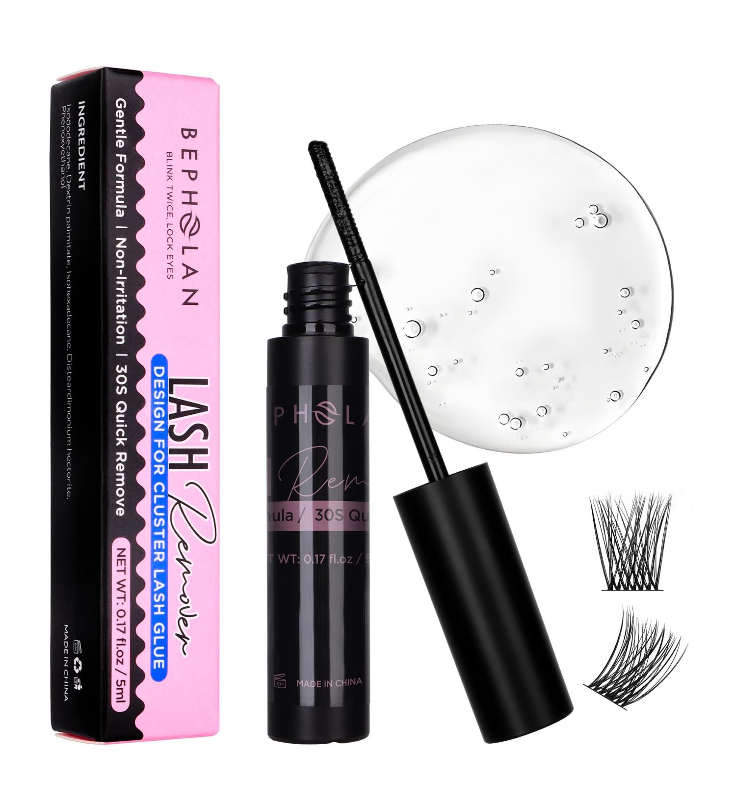 BEPHOLAN Eyelash Extension Remover - DIY Lash Glue Remover for Cluster Lashes | Fast & Effective Solution - Buy Online on SooperMarket.com