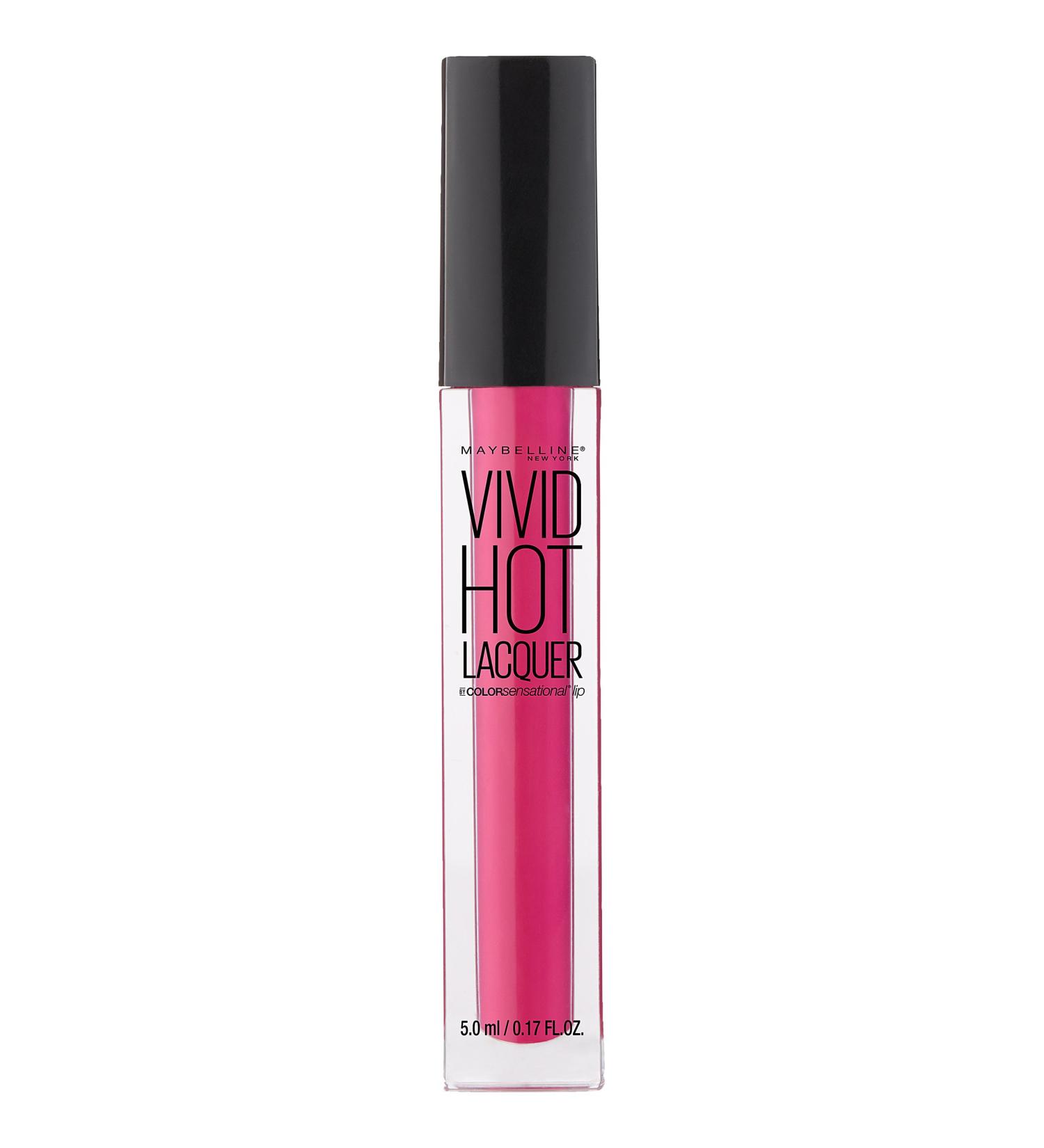 Buy Maybelline Color Sensational Vivid Hot Lacquer Lip Gloss Sassy 0.17 oz - International Shipping Available - Buy Online on SooperMarket.com