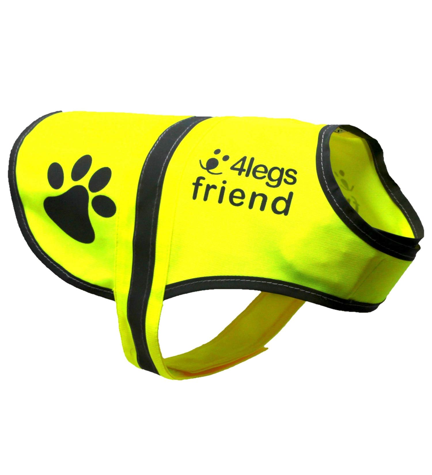 4Legriend Yellow Reflective Safety Vest for Dogs - 2 Pack Small | Keep Your Dog Visible & Safe from Cars & Hunting Accidents - Buy Online on SooperMarket.com