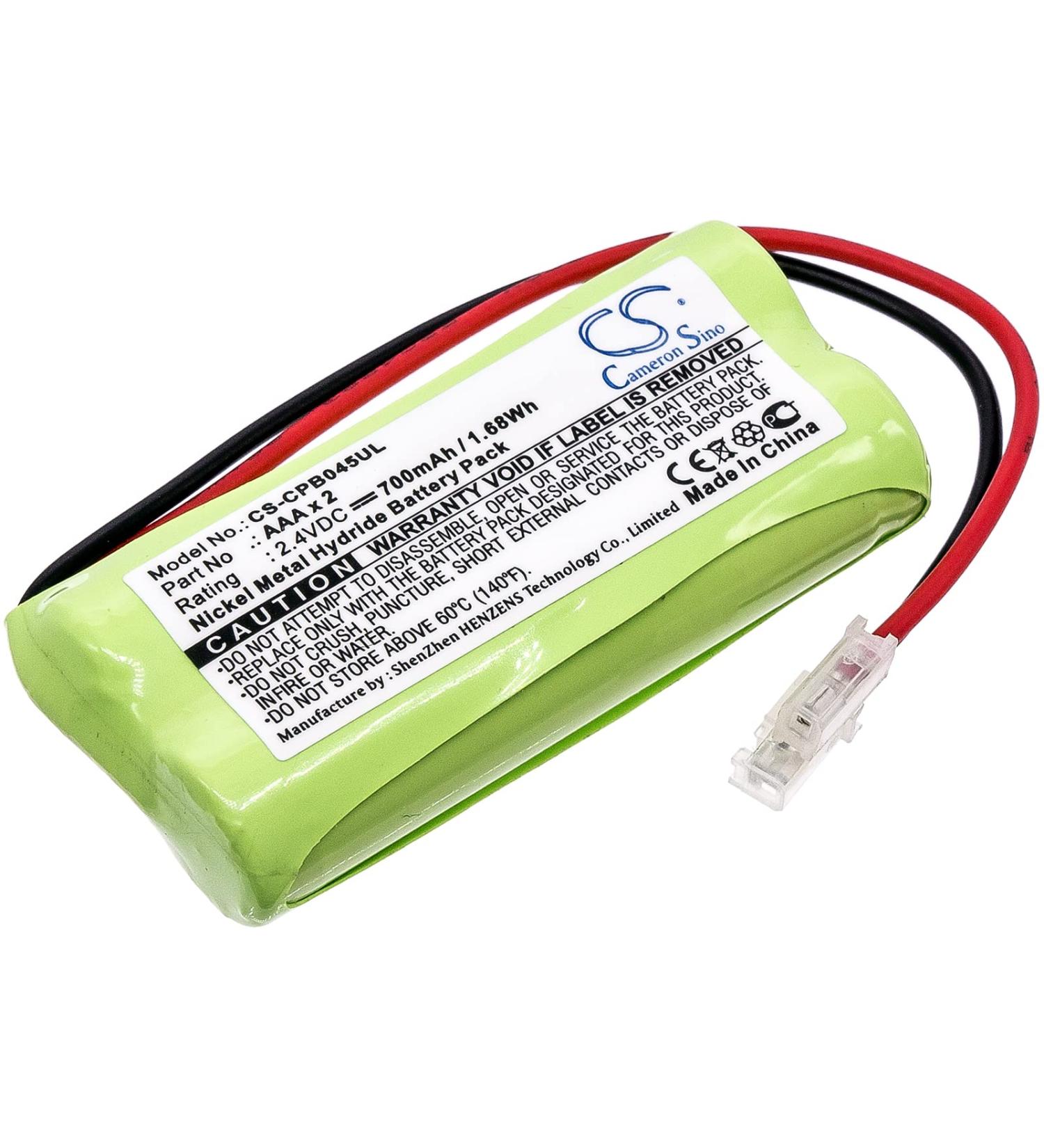 700mAh/2.4V AAA Battery Replacement - Universal AAA x 2 | International Shipping Available - Buy Online on SooperMarket.com