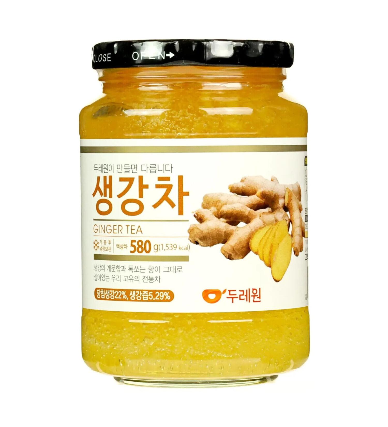 Dooraeone Korean Healthy Fruit Tea - Ginger Tea 580 g Ginger Tea 1 Count (Pack of 1) - Buy Online on SooperMarket.com
