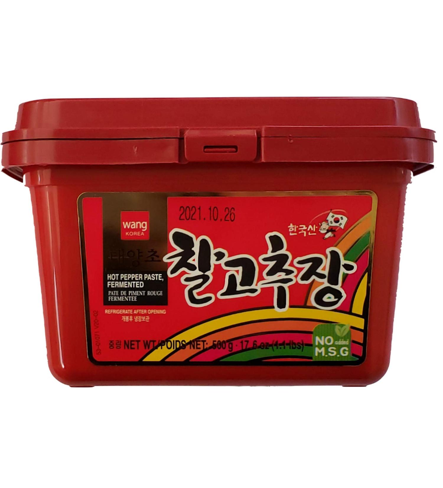 Wang Korean Hot Pepper Paste Fermented 500g - Buy Online on SooperMarket.com