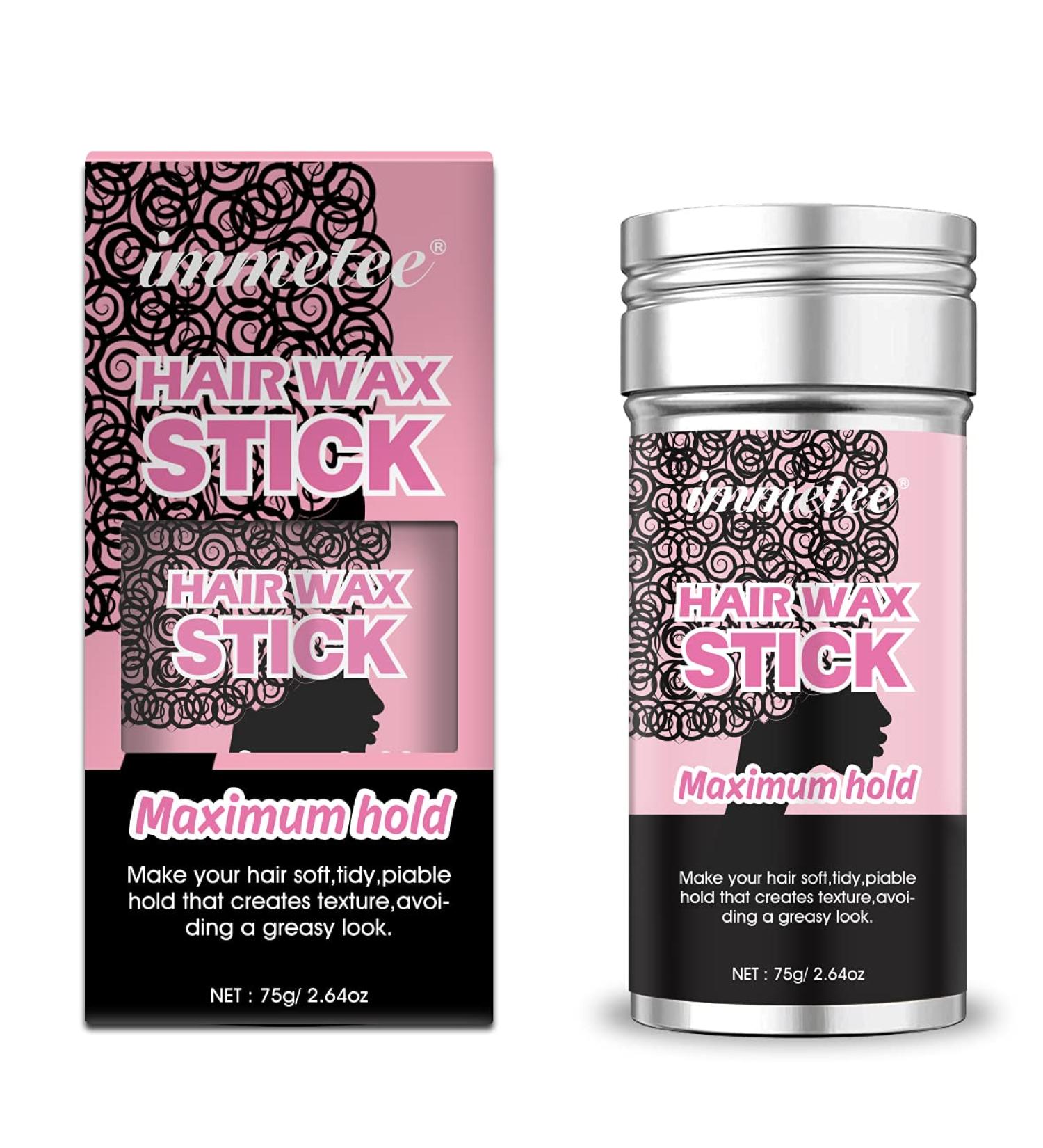 Immetee Hair Wax Stick - Edge Control Slick Stick for Flyaways & Frizz - 75g - Men & Women - Buy Online on SooperMarket.com