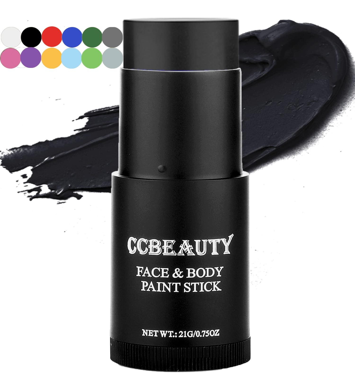 CCBeauty Eye Black Baseball Face Body Paint Stick - Non-Toxic Sports Makeup for Halloween Cosplay Parties (03# Black) - Buy Online on SooperMarket.com