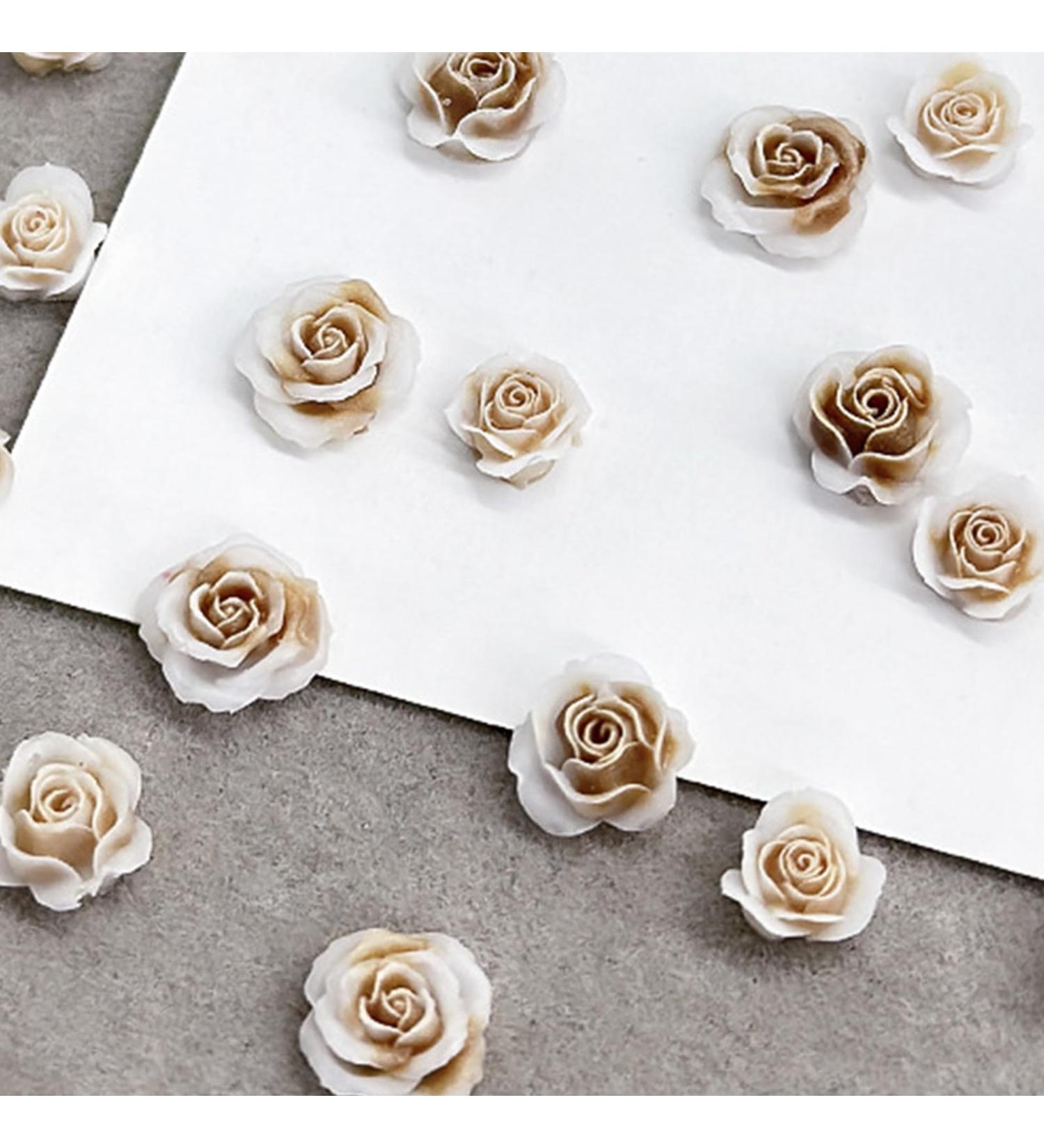 50Pcs 3D Flower Nail Multi Colors Variety Mix Camellia Flower Cute Nail Art For Manicure DIY Craft Jewelry 3d Nail For Acrylic Nails B - Buy Online on SooperMarket.com