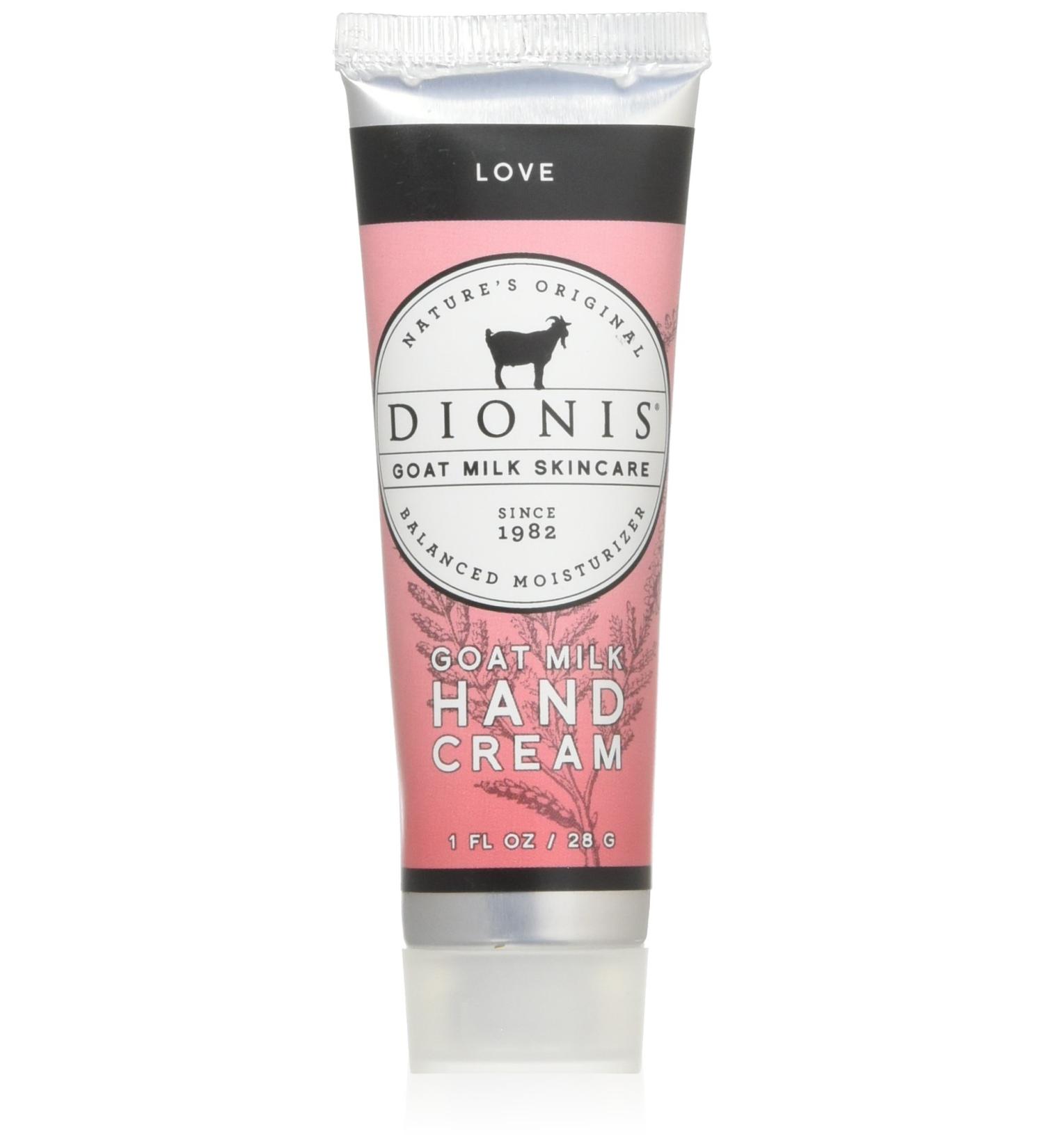 Dionis Love Scented Hand Cream (1 oz) | Goat Milk Skincare | Made in USA | Cruelty-free & Paraben-free - Buy Online on SooperMarket.com