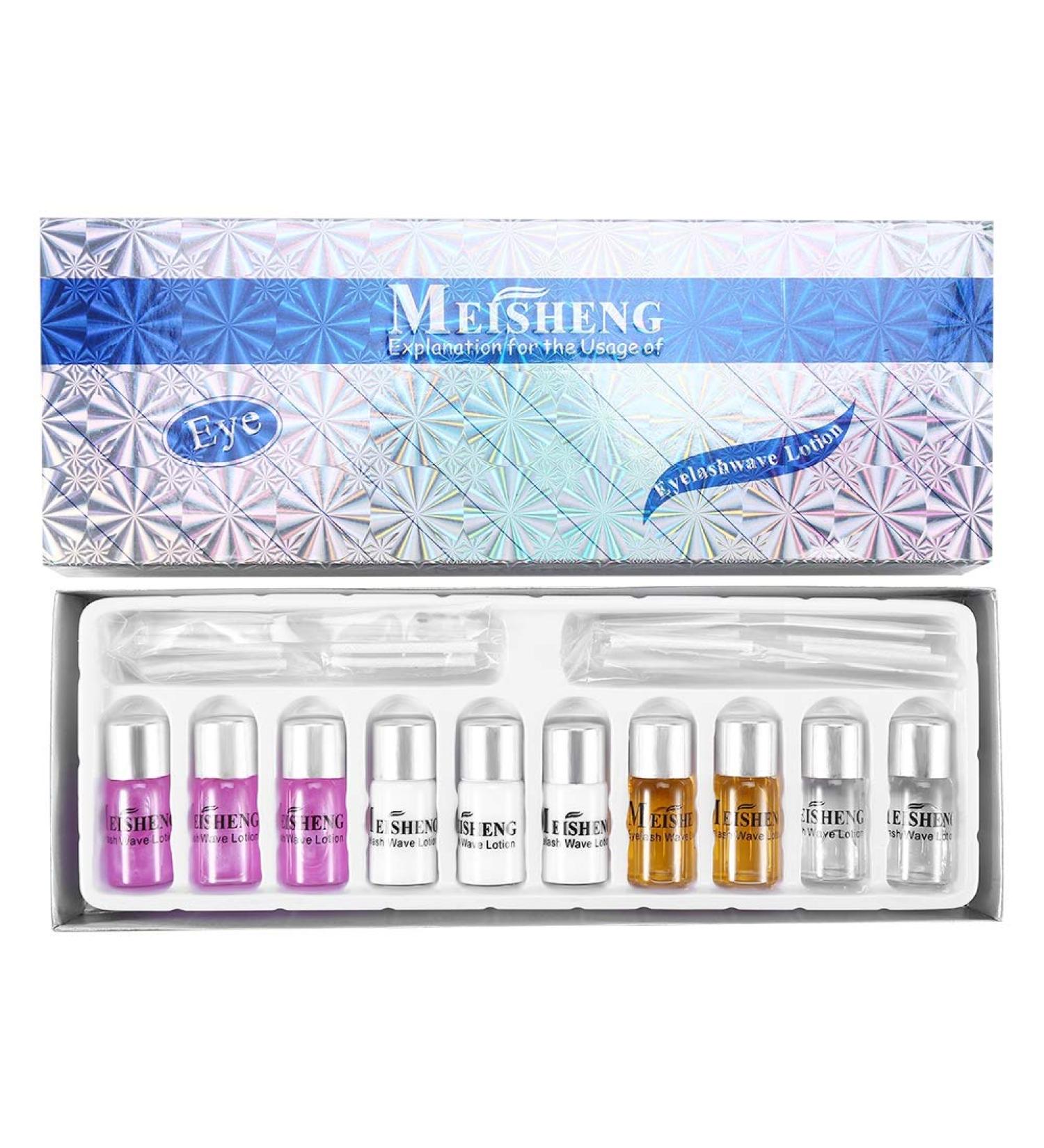 Lady Eyelash Perm Wave Curling Eyelashes Curler Lotion Professional Eyelash Perm Kit for Professional Use Eyelash Lift Salon - Buy Online on SooperMarket.com